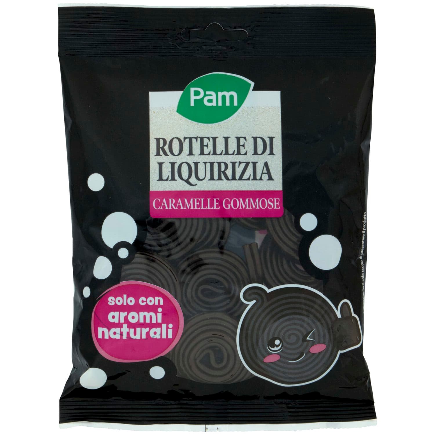 PAM Qualità per te Rotelle caramelle con estratto di liquirizia 175 g – immagine 2