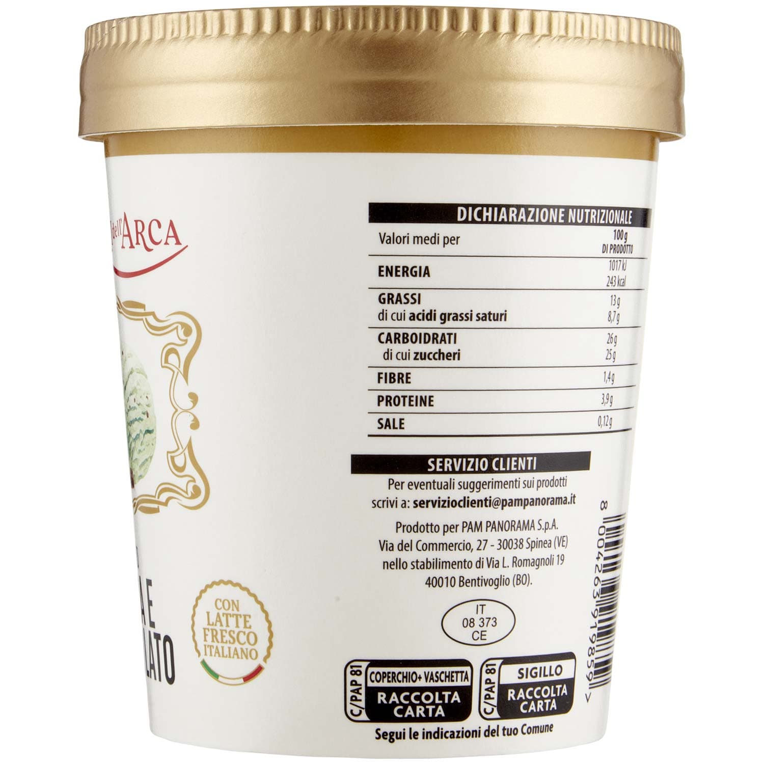 TESORI DELL'ARCA Gelato Menta e Cioccolato 300 g – immagine 5