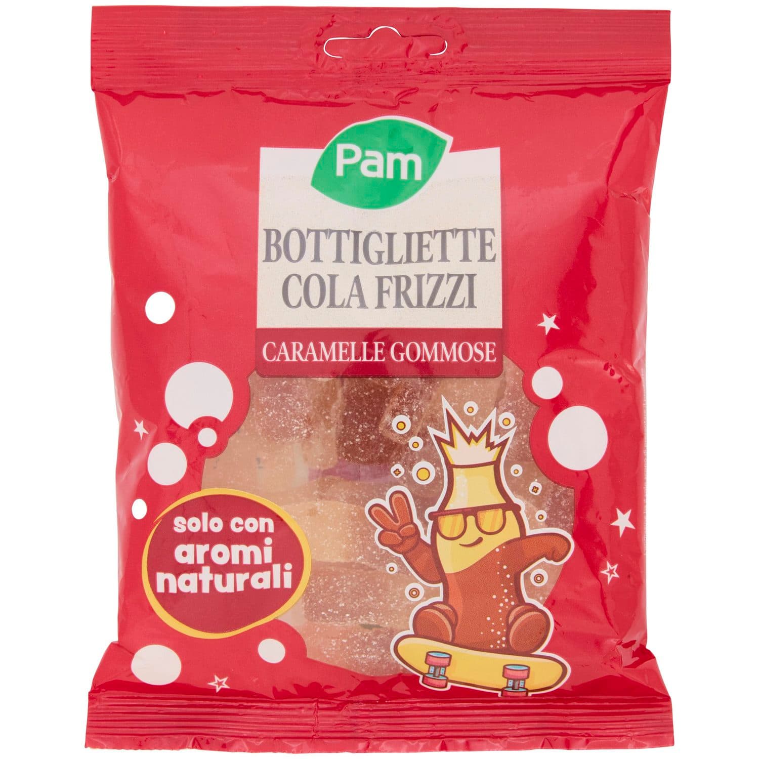 PAM Bottigliette Cola Frizzi Caramelle Gommose 175 g – immagine 2