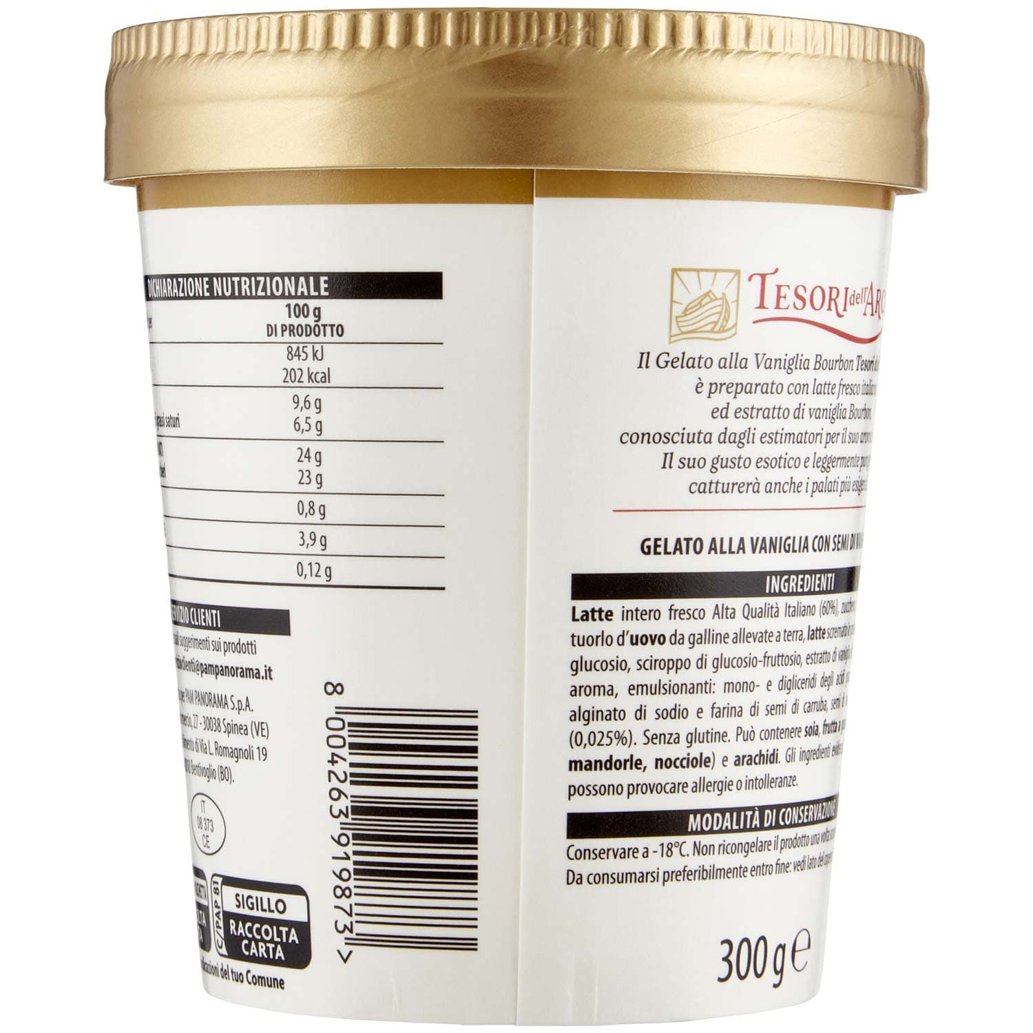 TESORI DELL'ARCA Gelato Vaniglia Bourbon 300 g – immagine 4