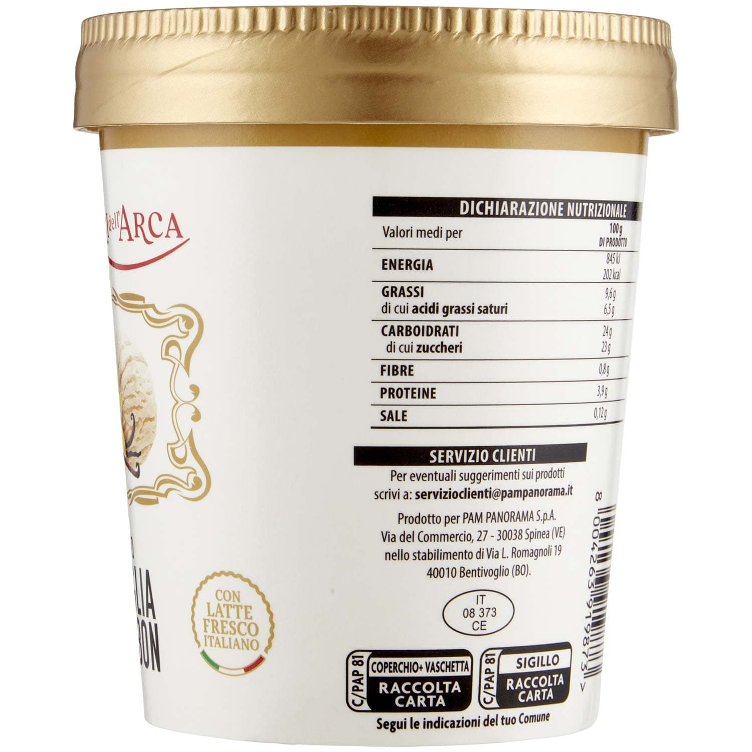 TESORI DELL'ARCA Gelato Vaniglia Bourbon 300 g – immagine 5