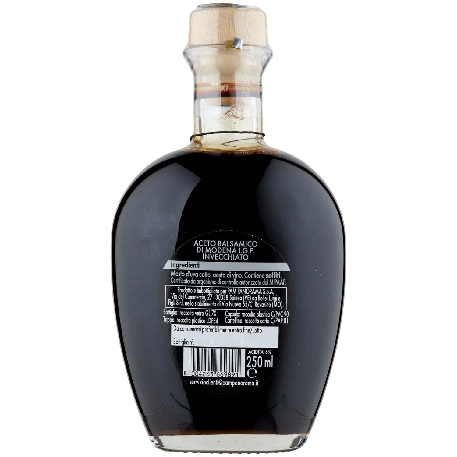 I TESORI Aceto Balsamico di Modena I.G.P. Invecchiato 250 ml – immagine 4