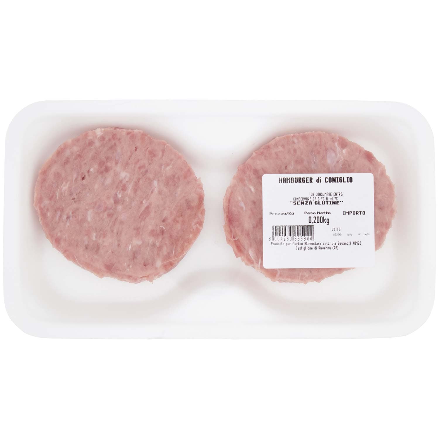 Hamburger di Coniglio 0,200 kg – immagine 2