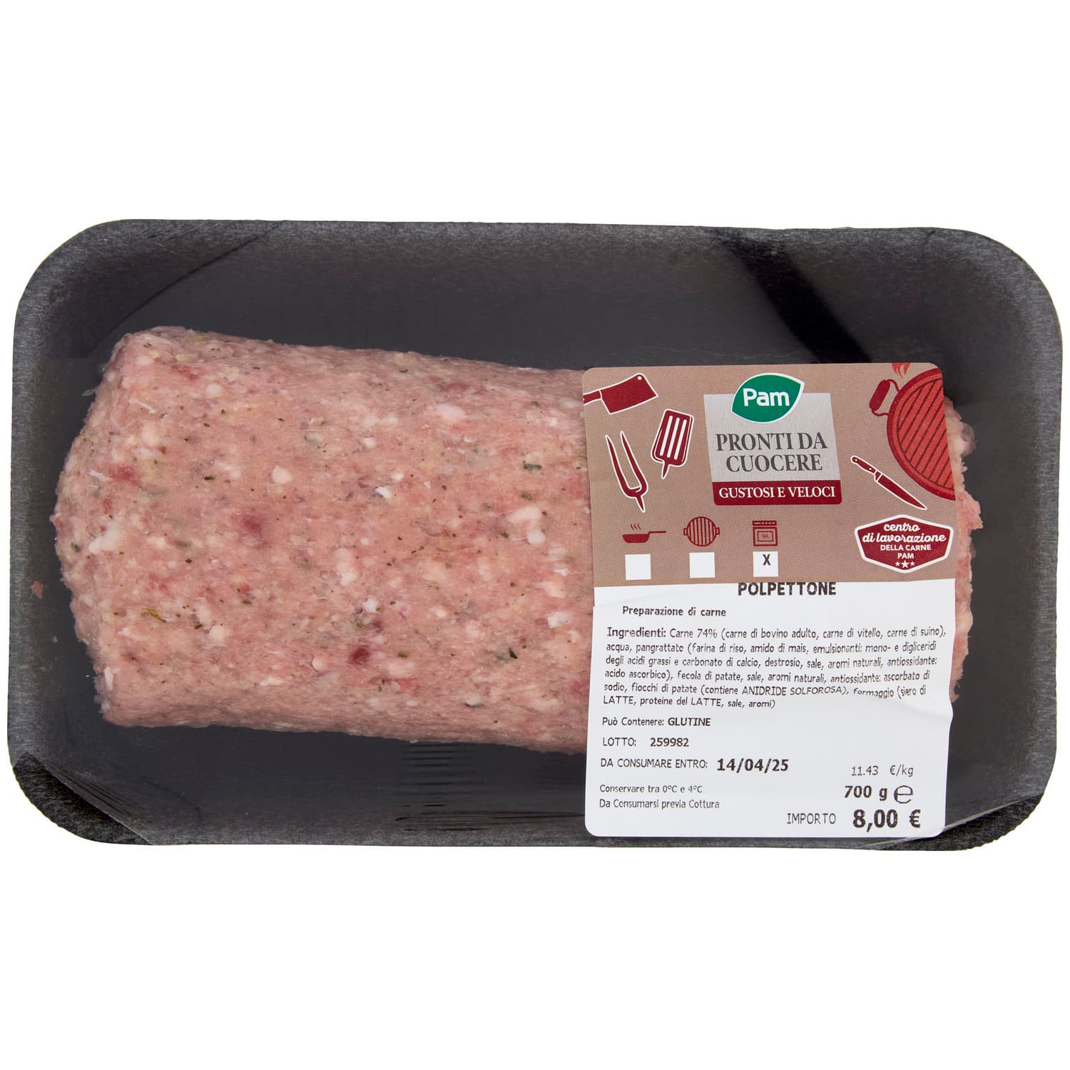 FRESCHE BONTÁ Polpettone 700 g – immagine 2