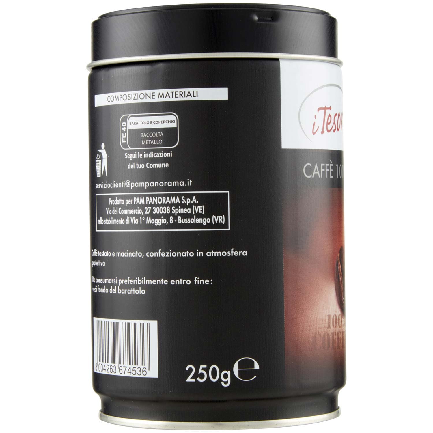 I TESORI Caffè Arabica 250 g – immagine 3