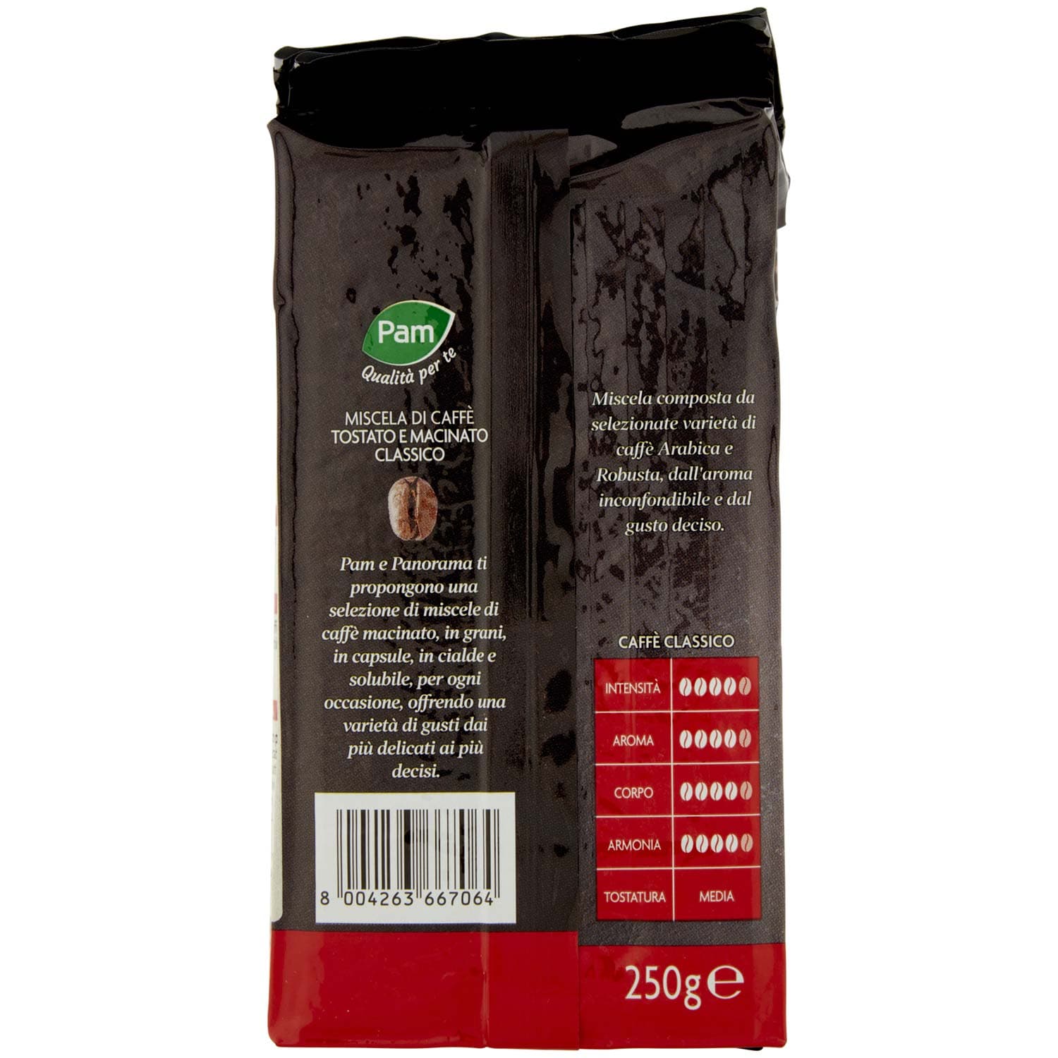 PAM Qualità per te Caffè Classico gusto deciso 250 g – immagine 4