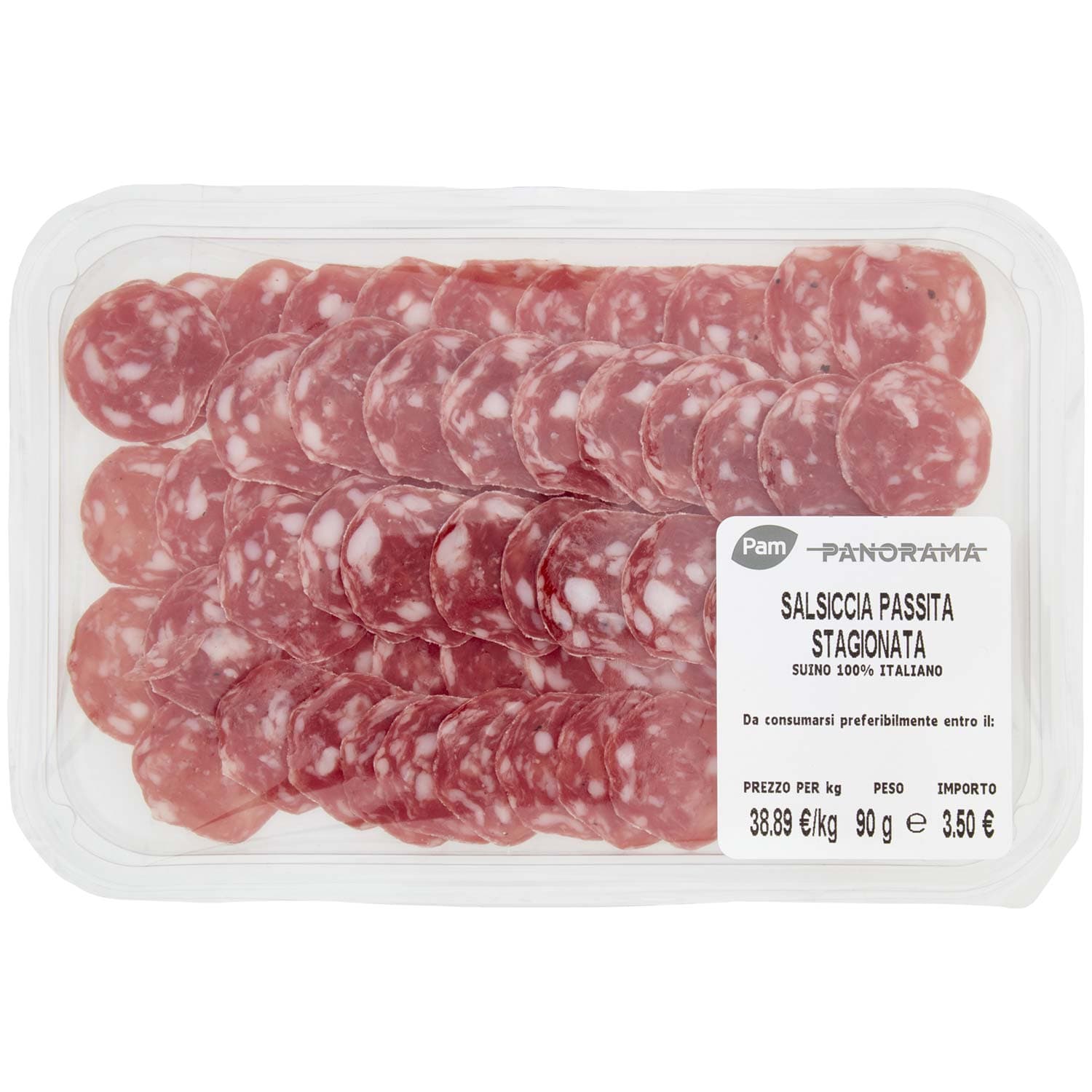 PAM PANORAMA Salsiccia Passita Stagionata 90 g – immagine 2