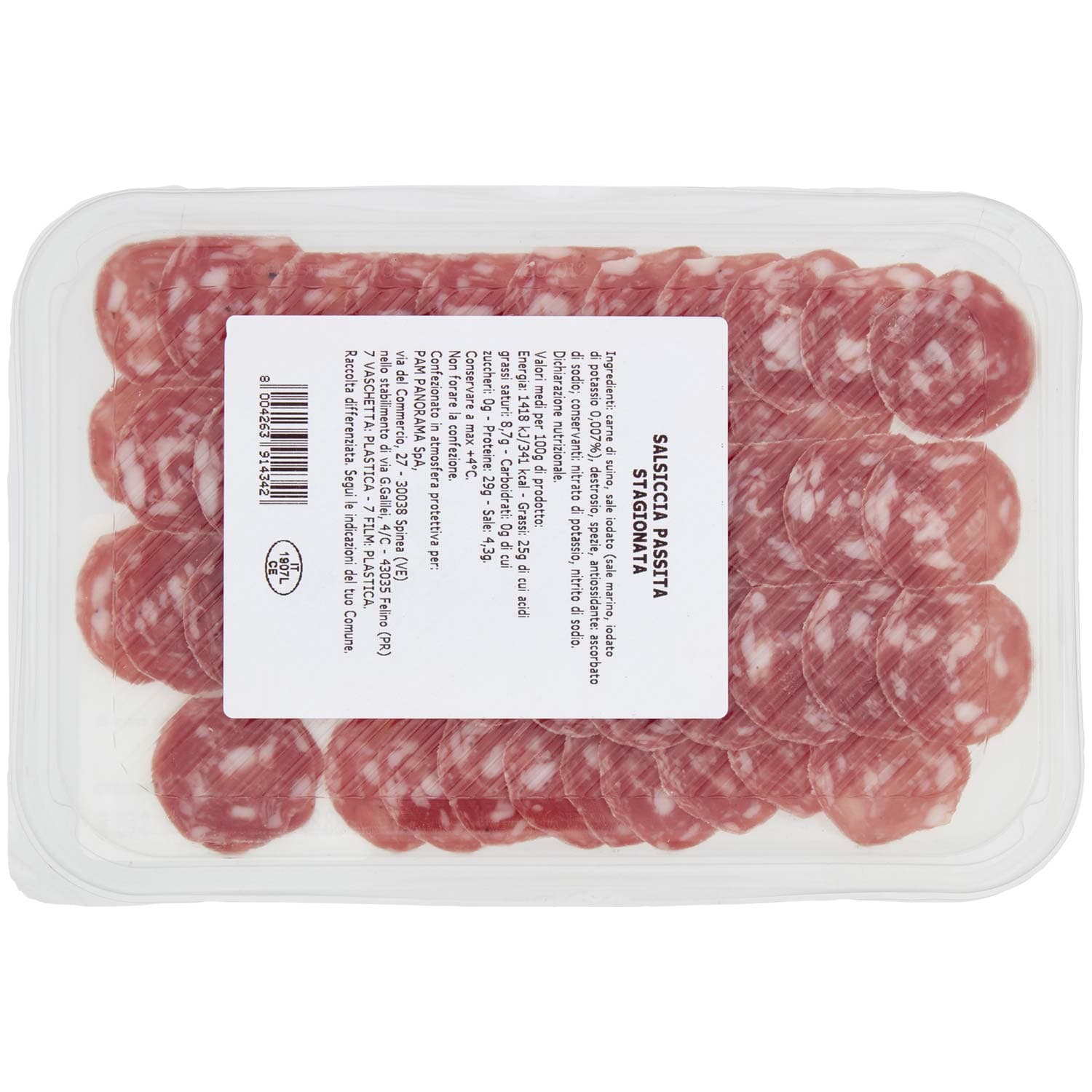 PAM PANORAMA Salsiccia Passita Stagionata 90 g – immagine 4