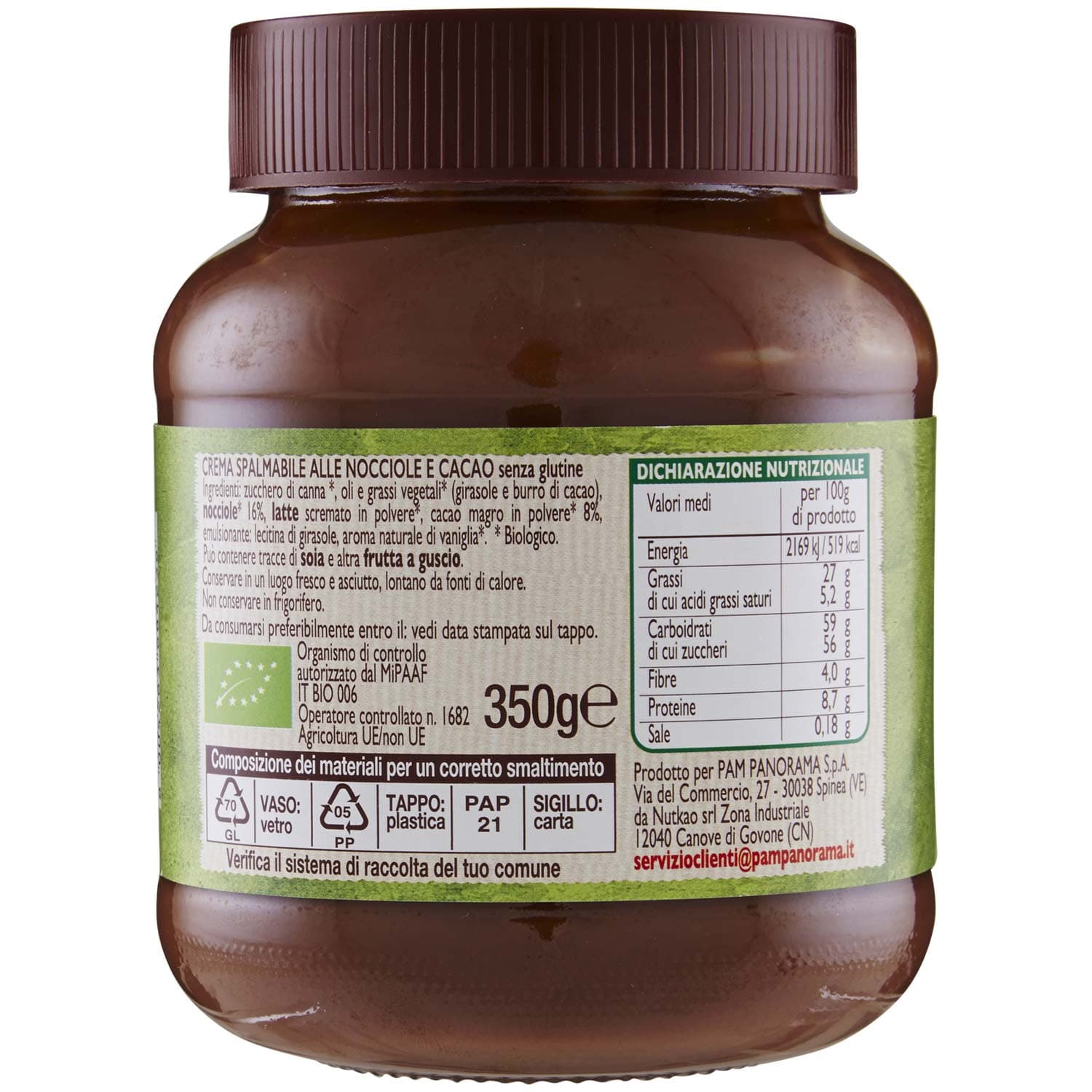 BIO Crema alle nocciole 350 g – immagine 4