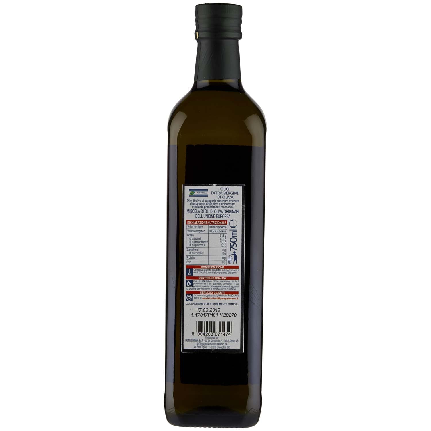 PAM PANORAMA Olio Extra Vergine di Oliva Equilibrato 750 ml – immagine 4