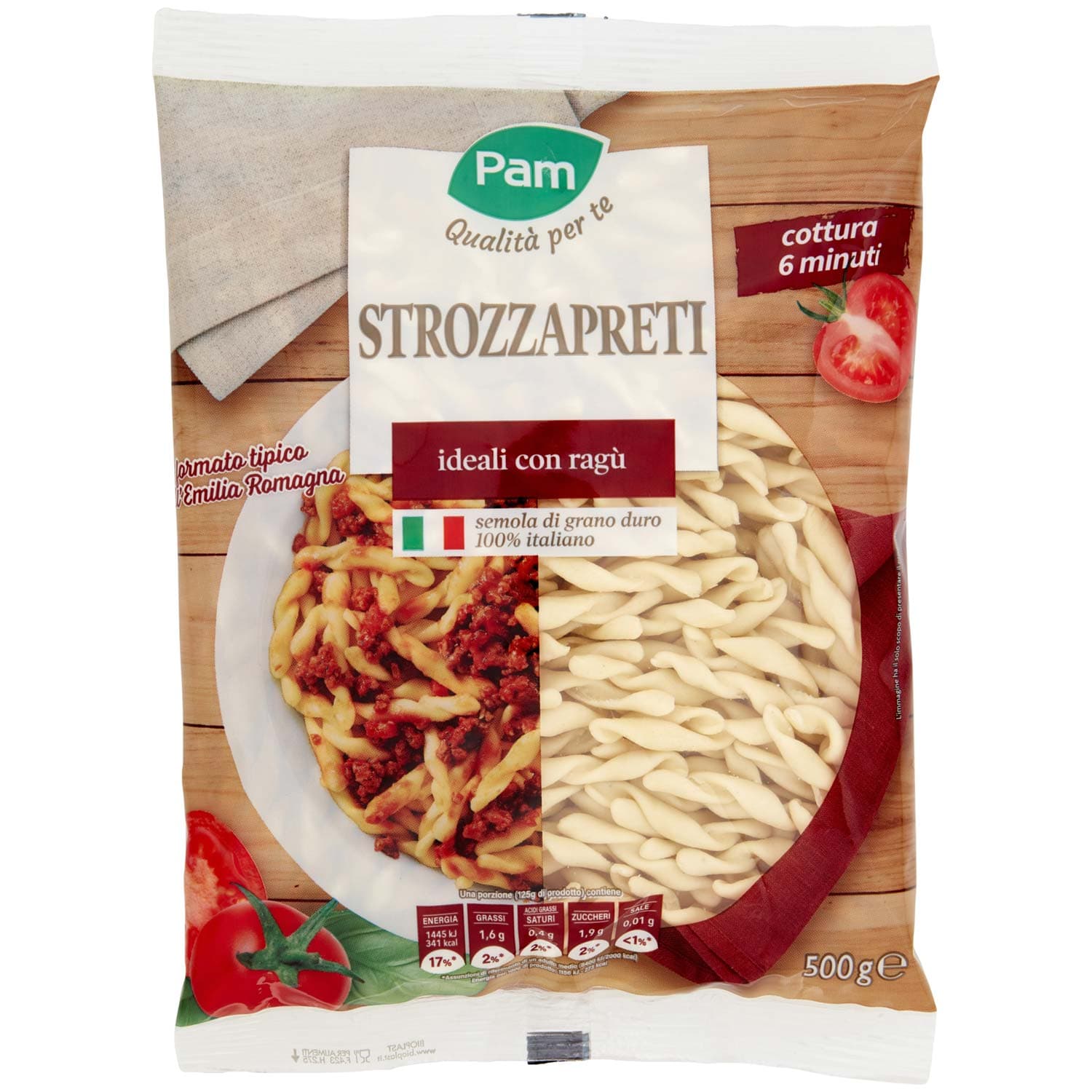 PAM Qualità per te Strozzapreti ideali con ragù 500 g – immagine 2
