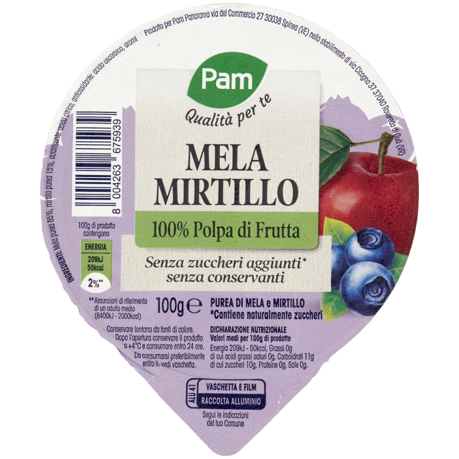 PAM Qualità per te Mela Mirtillo 100 g – immagine 2