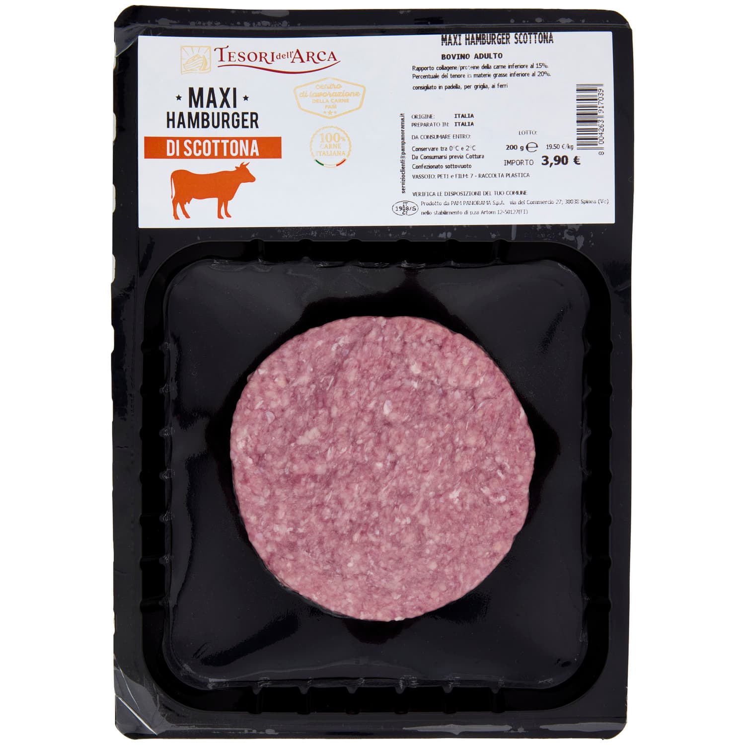 Tesori dell'Arca Maxi Hamburger di Scottona 200 g – immagine 2