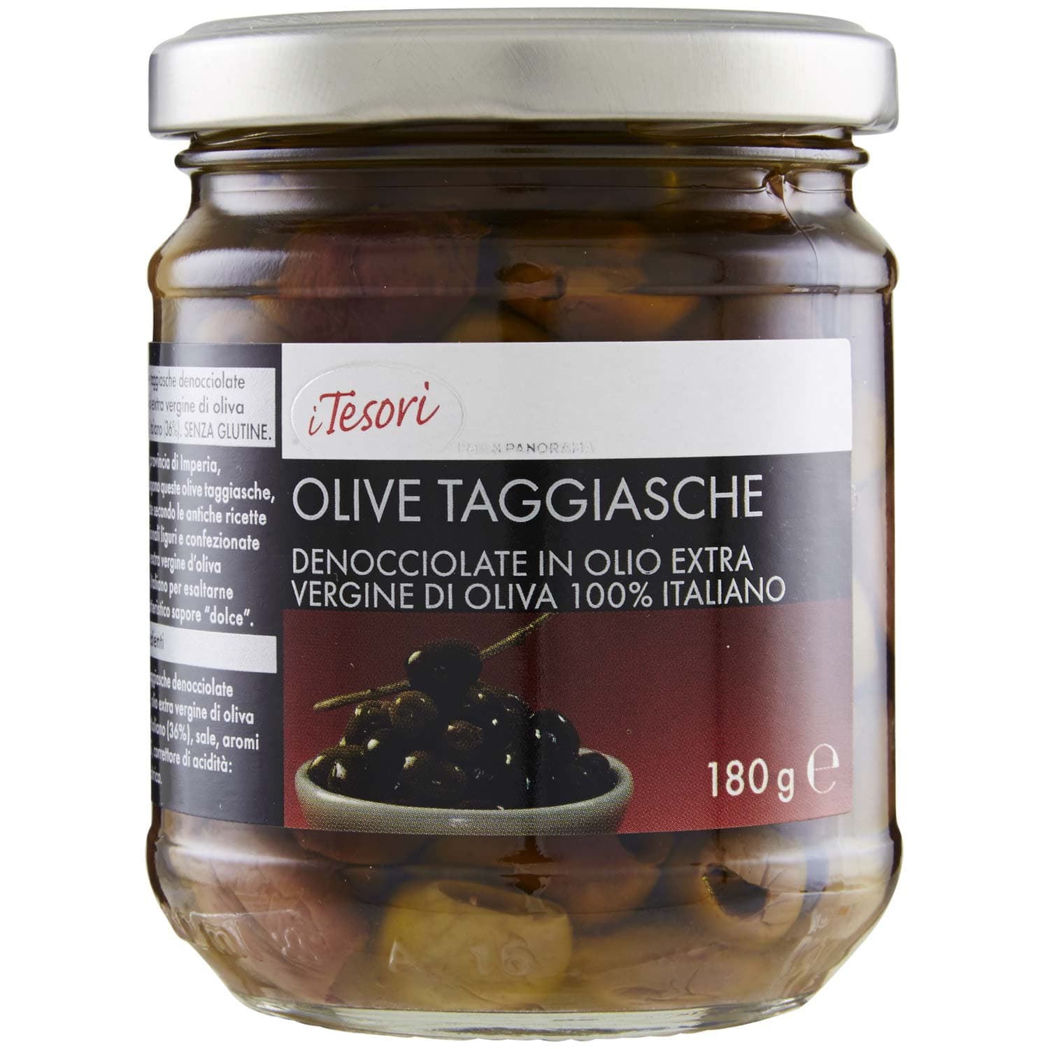 Raineri Olive Taggiasche Denocciolate in Olio Extra Vergine di Oliva 33% 180 g – immagine 2
