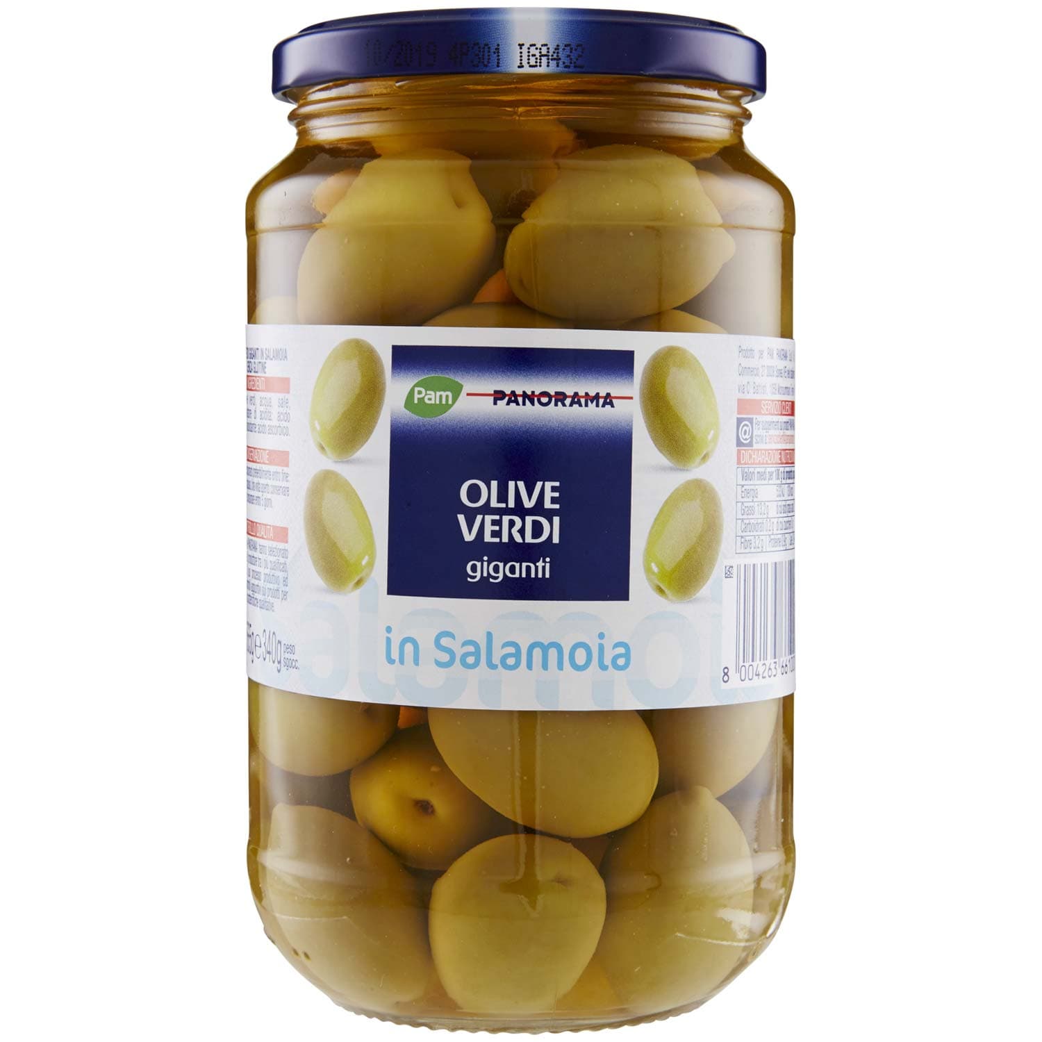 PAM PANORAMA Olive Verdi giganti in Salamoia 565 g – immagine 2