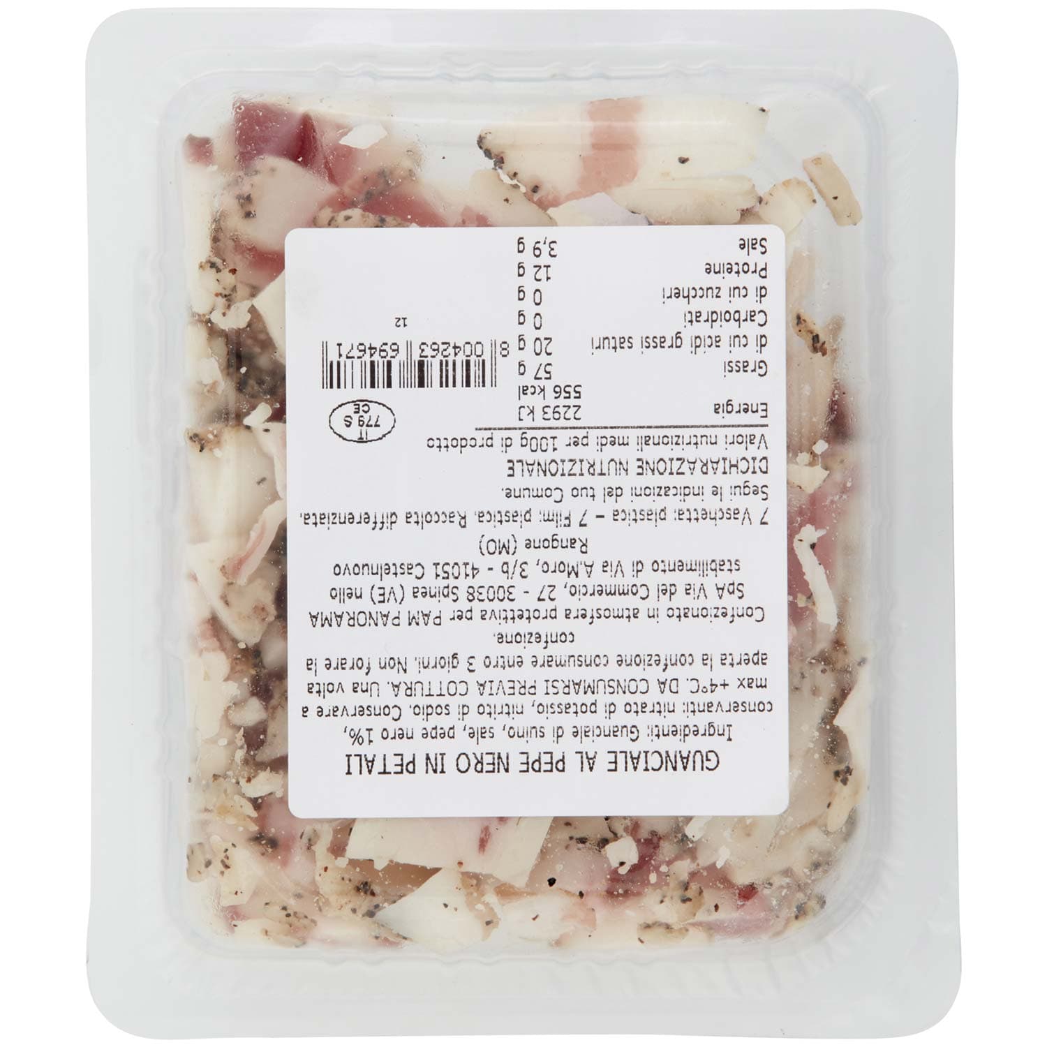 PAM PANORAMA Guanciale al Pepe Nero in petali 100 g – immagine 4