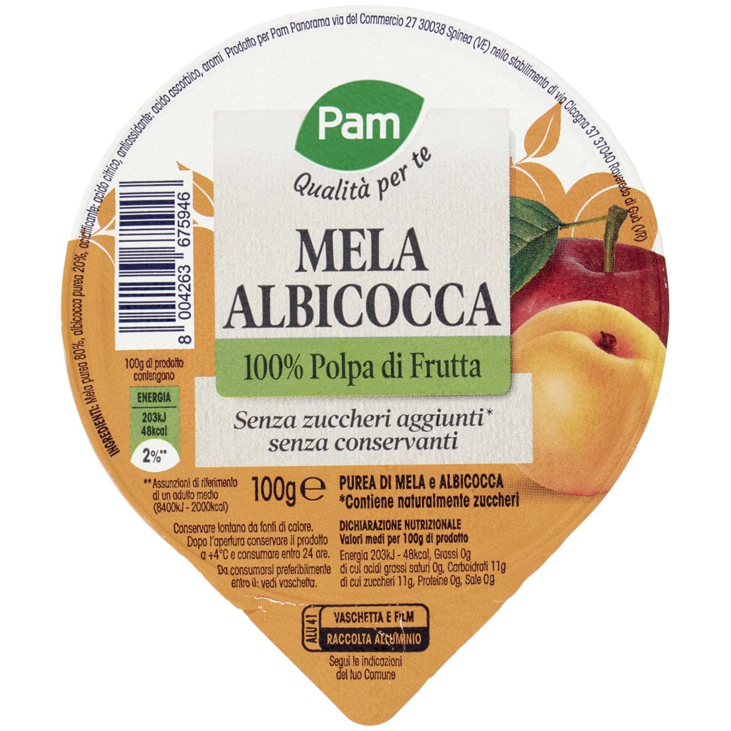 PAM Qualità per te Mela Albicocca 100 g – immagine 2