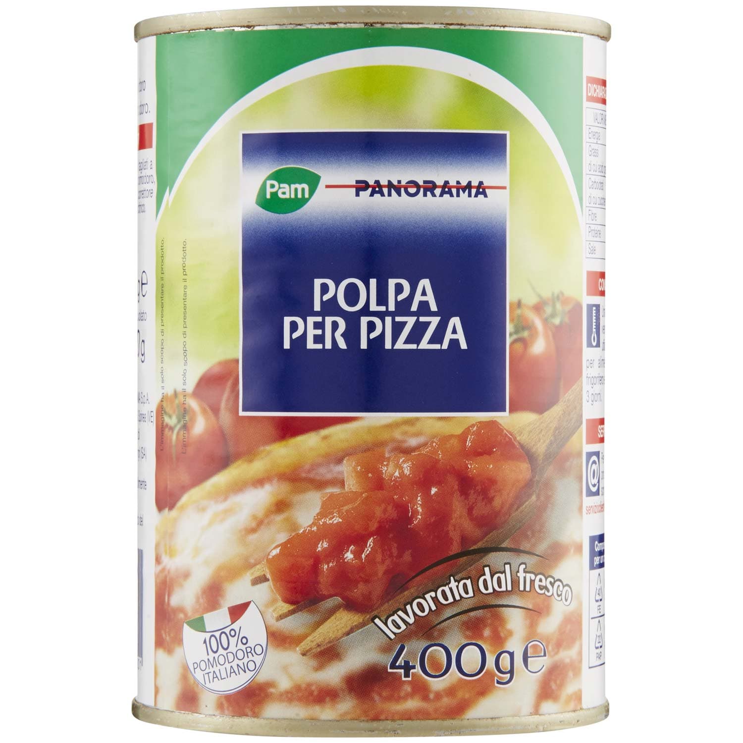 PAM PANORAMA Polpa per Pizza 400 g – immagine 2