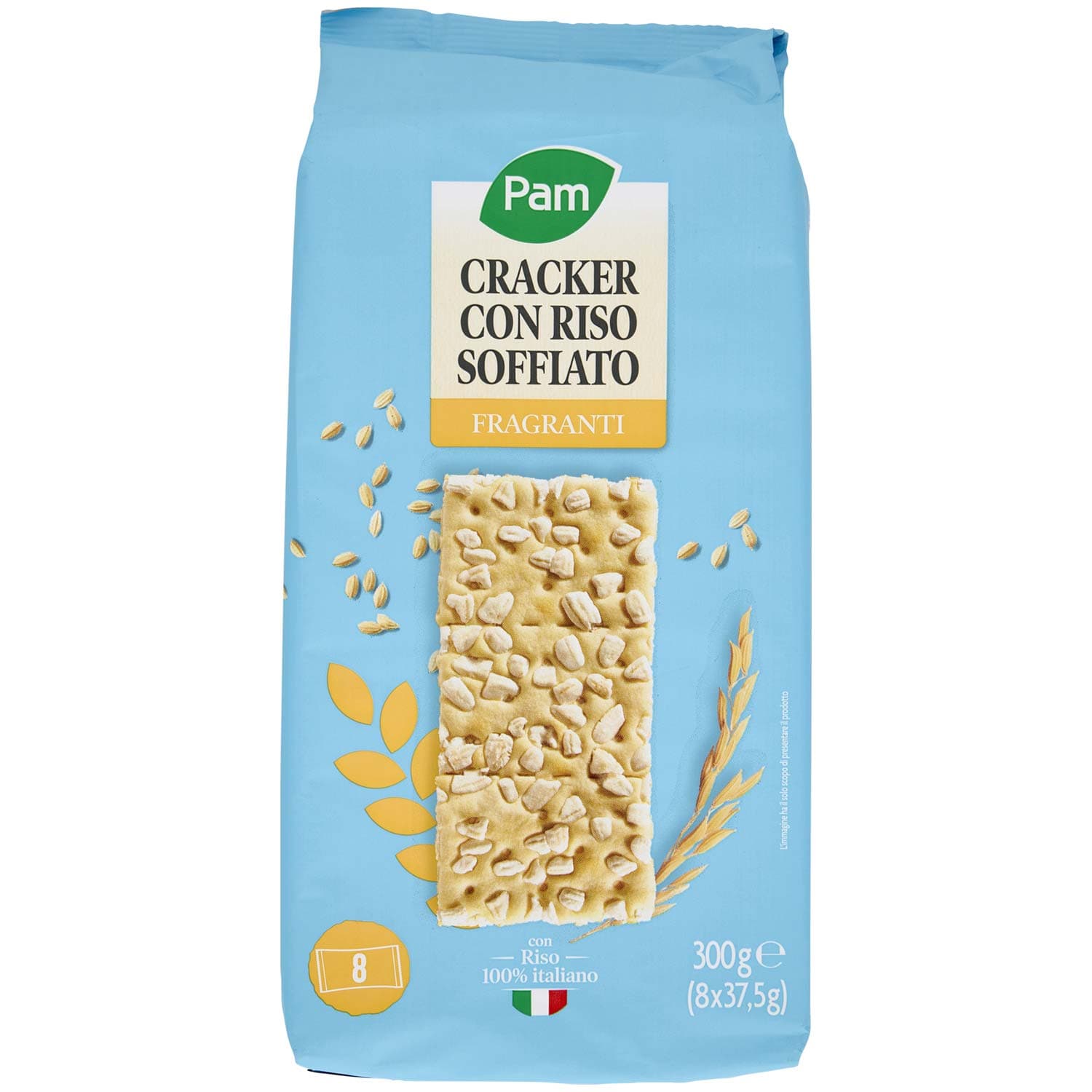 PAM Cracker con Riso Soffiato Fragranti 8 x 37,5 g – immagine 2