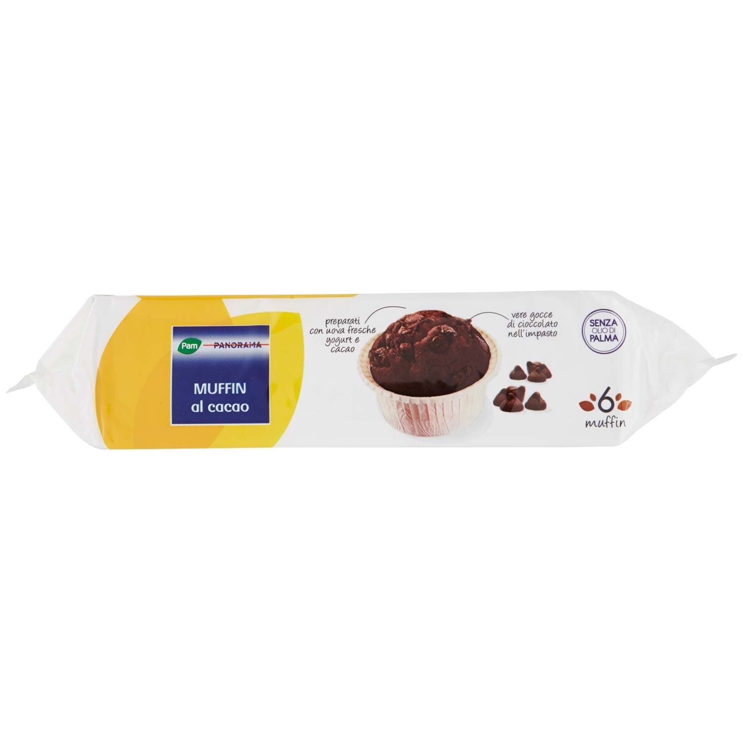 PAM PANORAMA Muffin al cacao 252g (42g x 6) – immagine 3