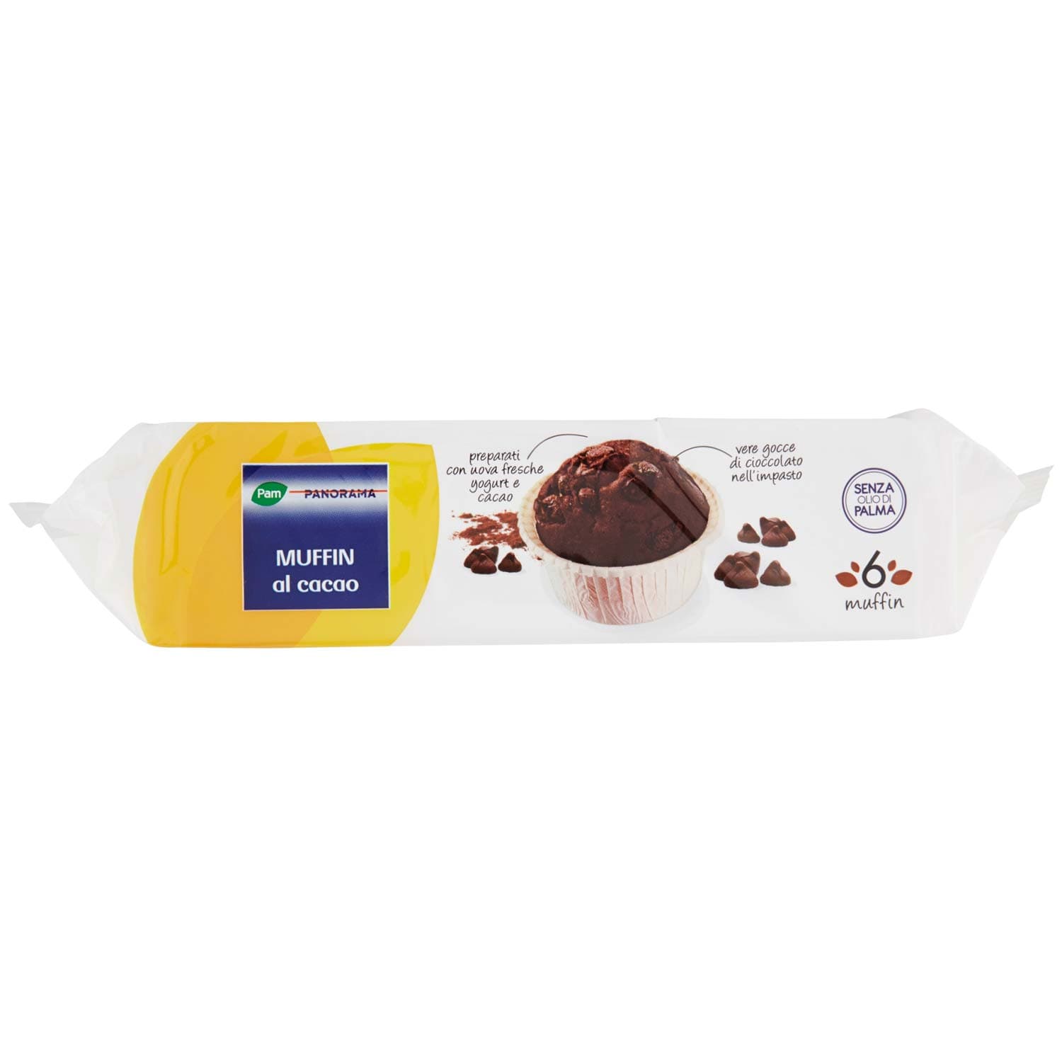 PAM PANORAMA Muffin al cacao 252g (42g x 6) – immagine 5