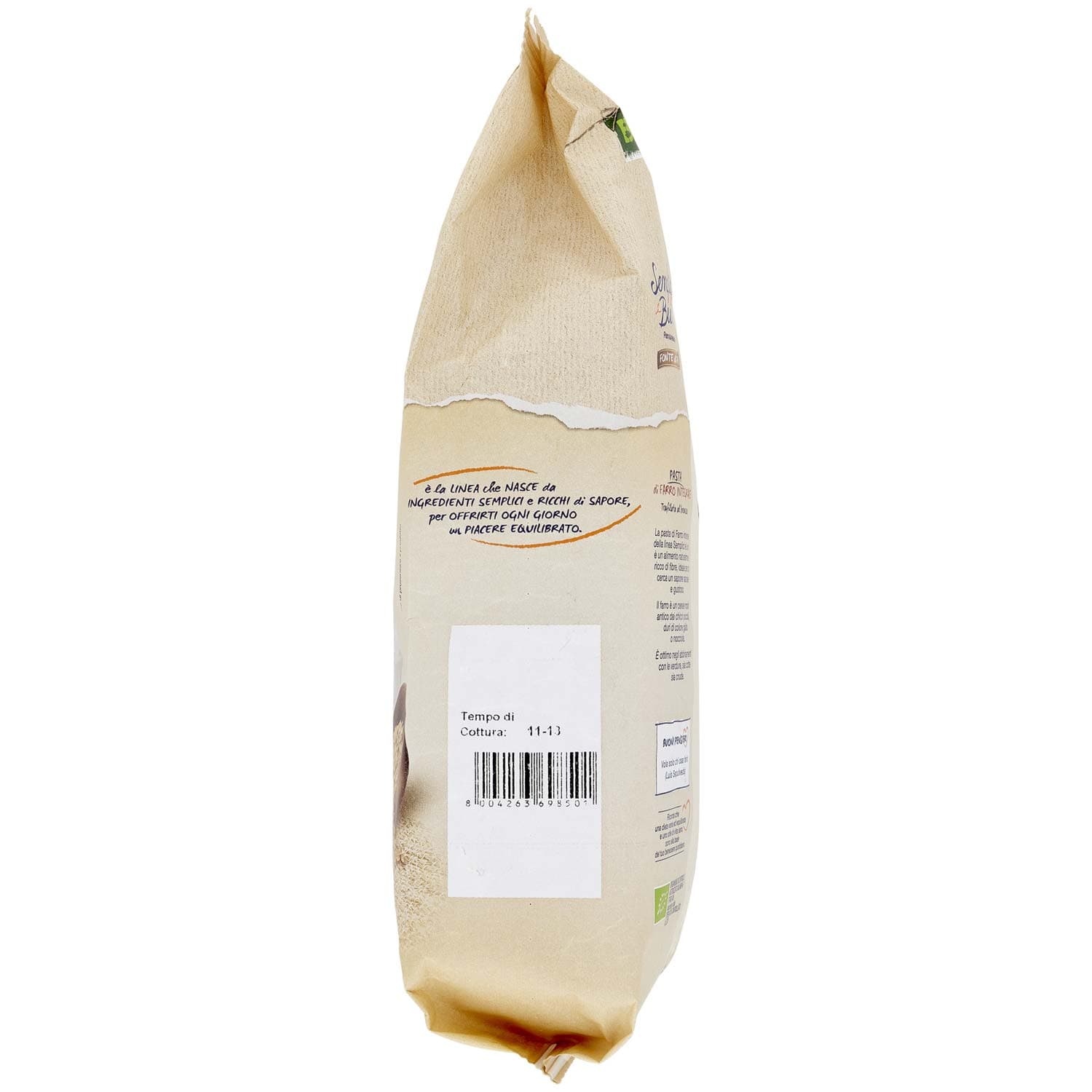 SEMPLICI E BUONI Fonte di Fibre Penne di Farro Integrale BIO 500 g – immagine 5