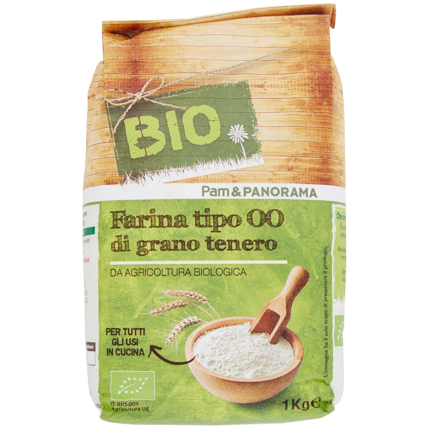 BIO Farina tipo 00 di grano tenero 1 Kg – immagine 2