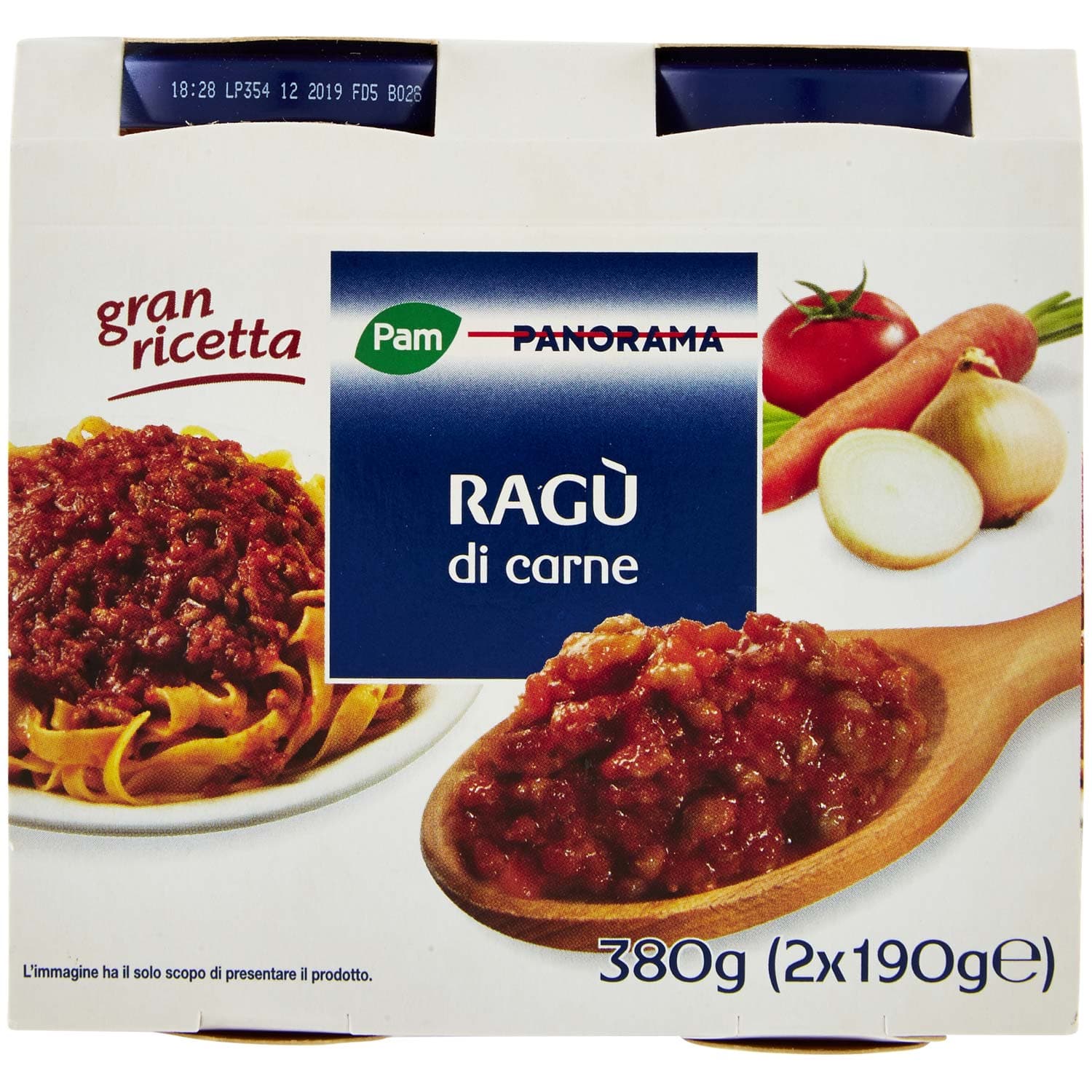 PAM PANORAMA Ragù di carne 380g (190g x 2) – immagine 2