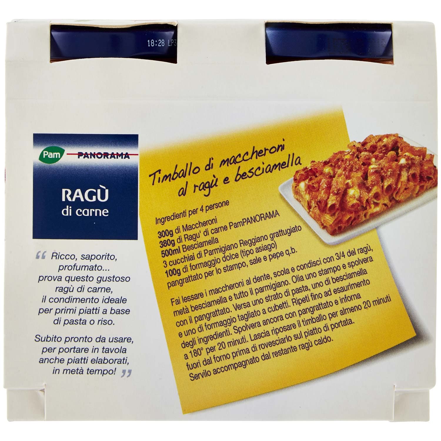 PAM PANORAMA Ragù di carne 380g (190g x 2) – immagine 4