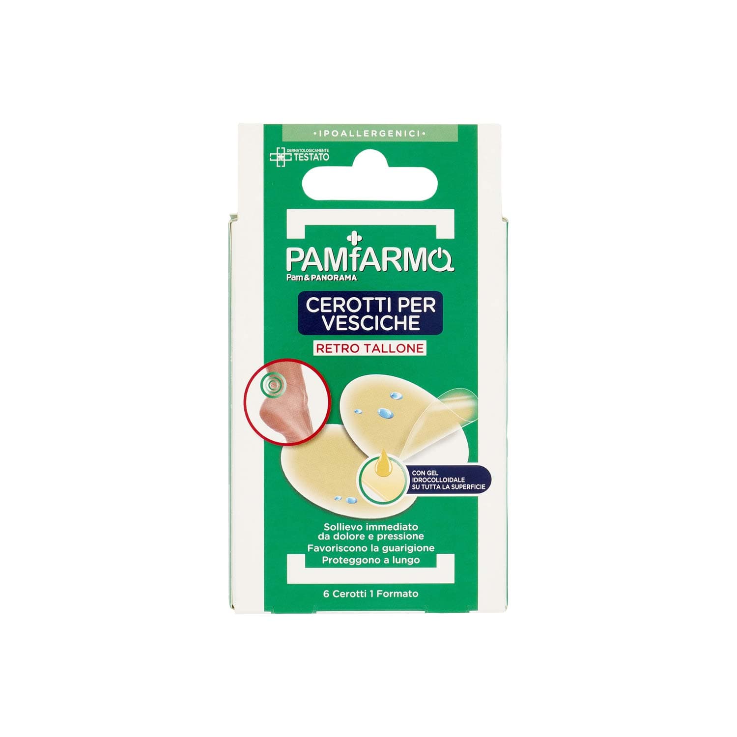 PAMFARMA Cerotti per Vesciche Retro Tallone 1 Formato 6 pz – immagine 2