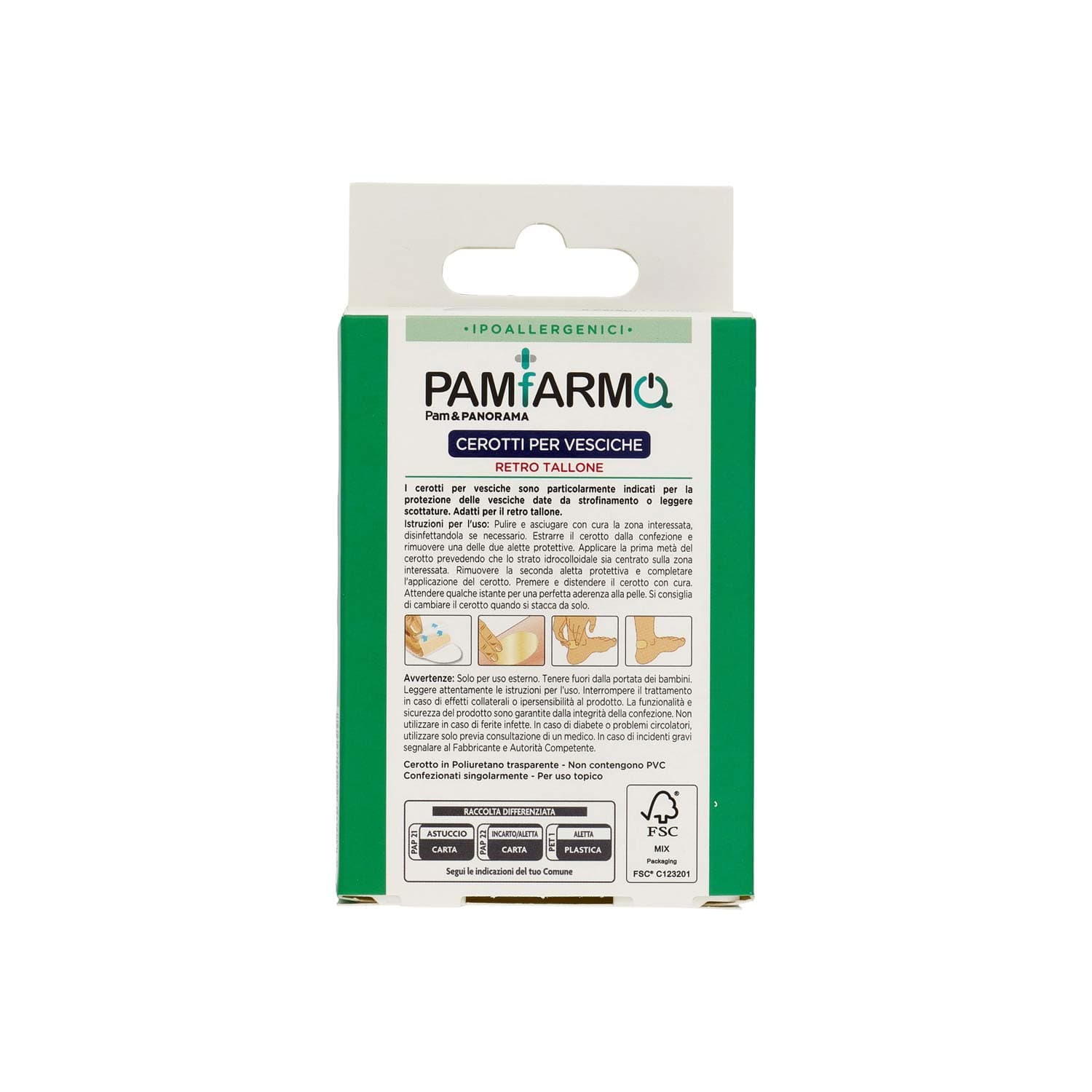 PAMFARMA Cerotti per Vesciche Retro Tallone 1 Formato 6 pz – immagine 4
