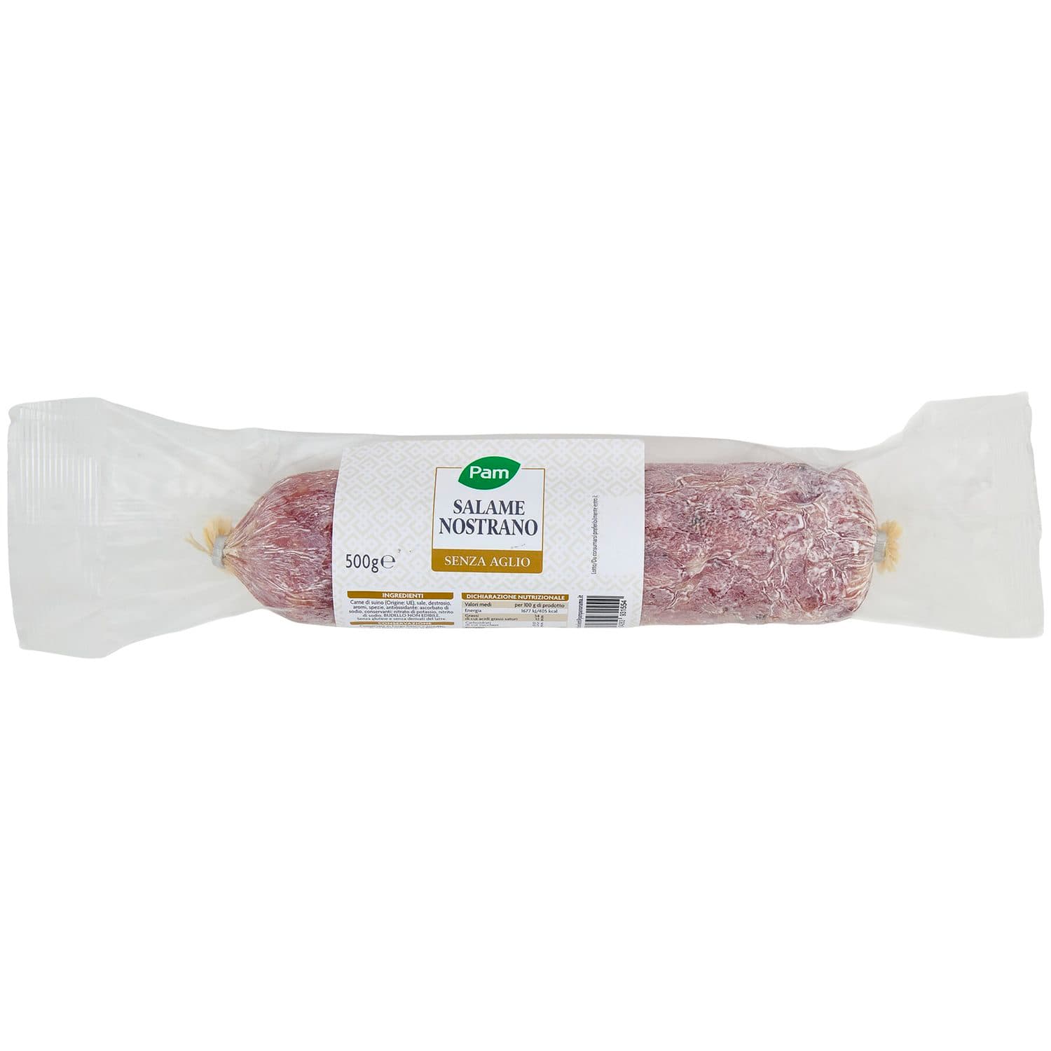 PAM Salame Nostrano Senza Aglio 500 g – immagine 2