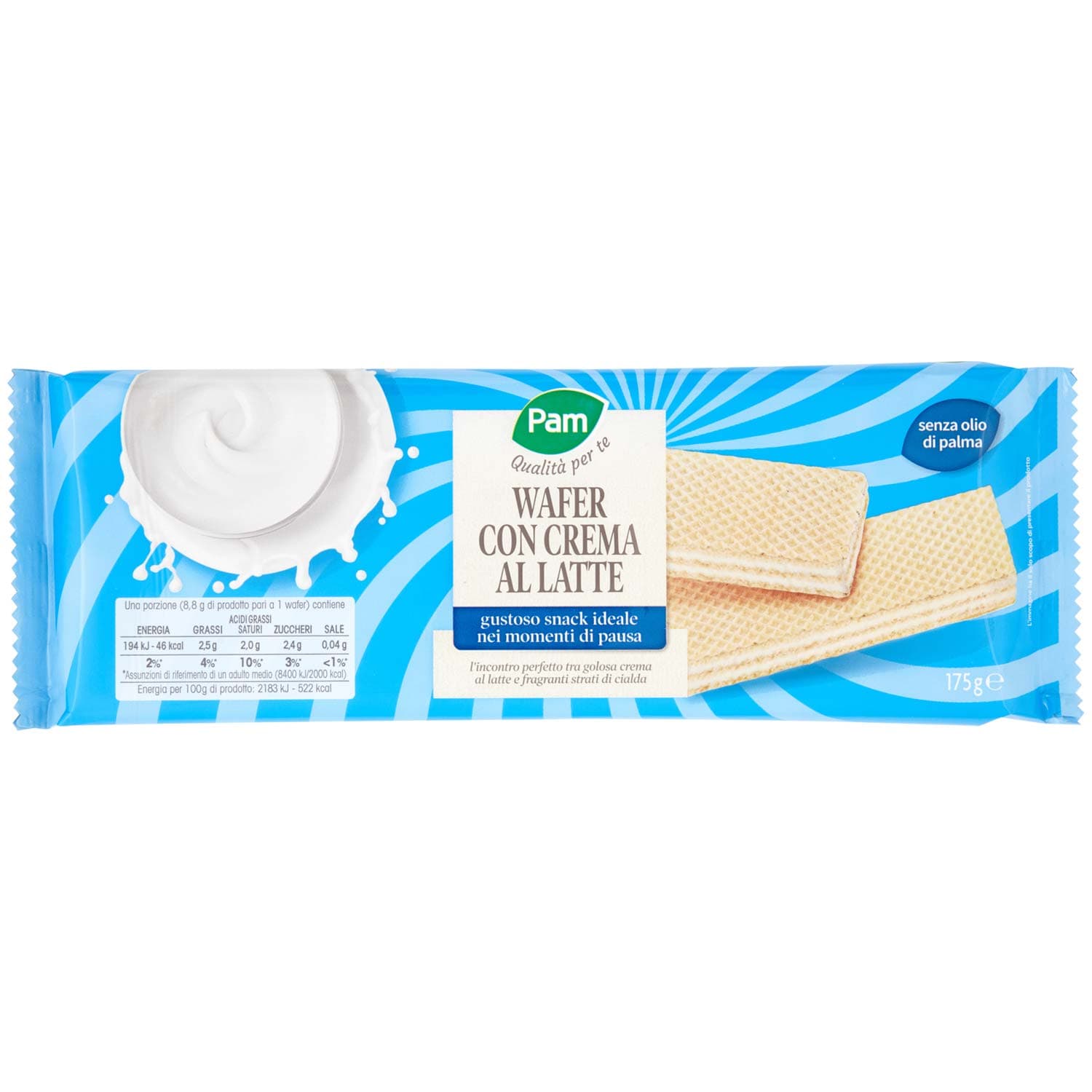 PAM PANORAMA Wafer con crema al latte 175 g – immagine 2
