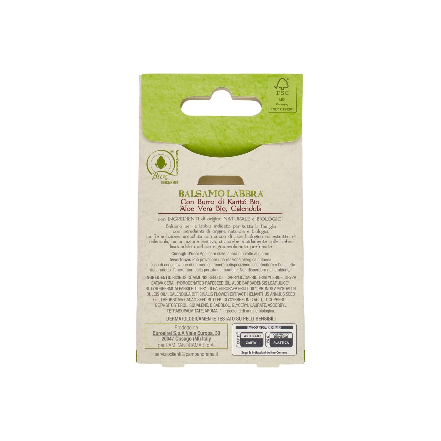 ARKALIA BIO Balsamo Labbra con burro di Karitè 4,8 g – immagine 4