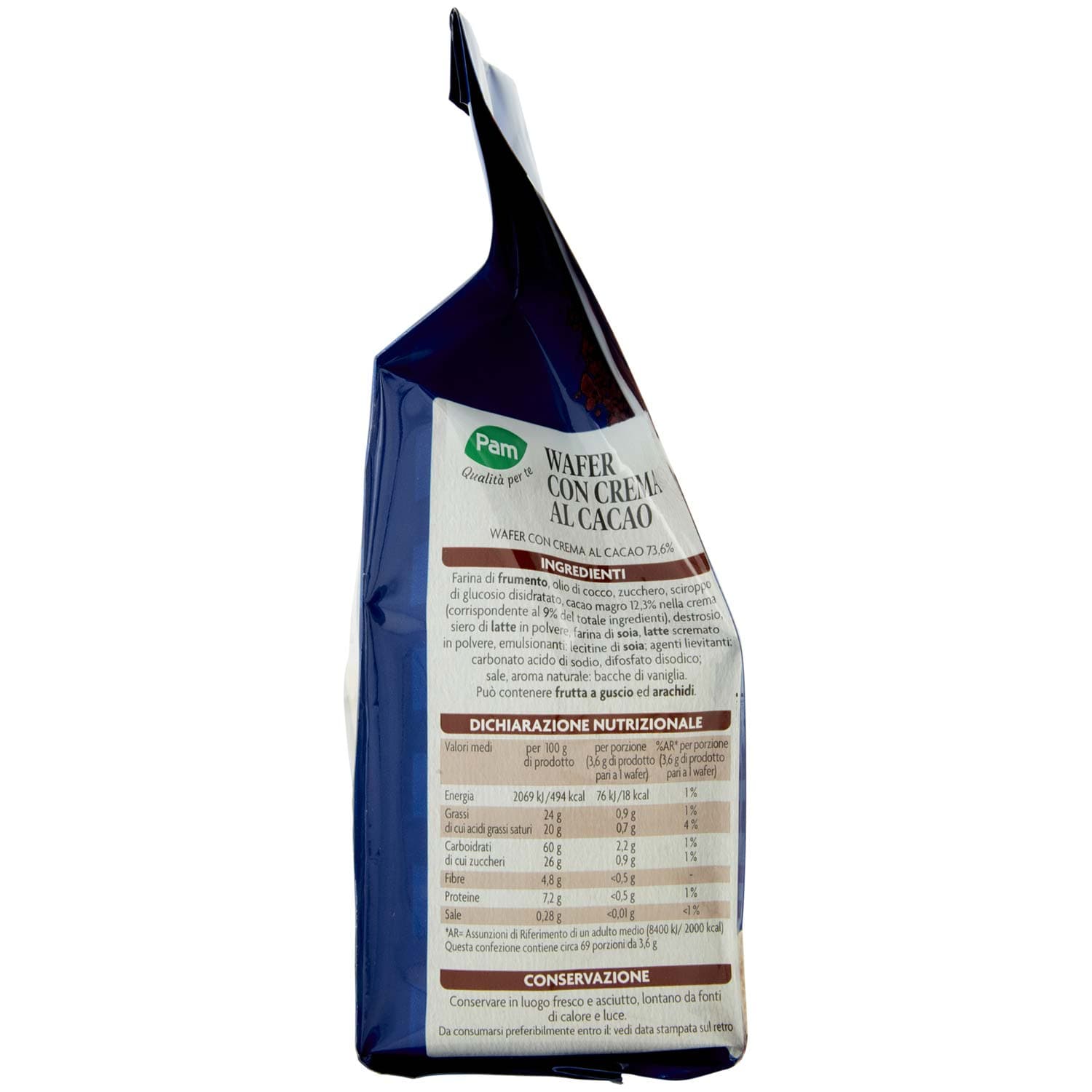 PAM PANORAMA Snack Wafer con crema al cacao 250 g – immagine 3