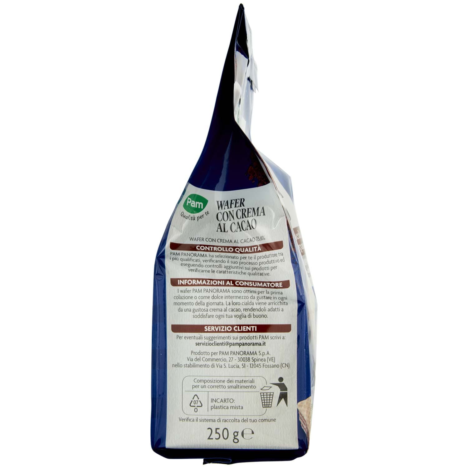 PAM PANORAMA Snack Wafer con crema al cacao 250 g – immagine 5