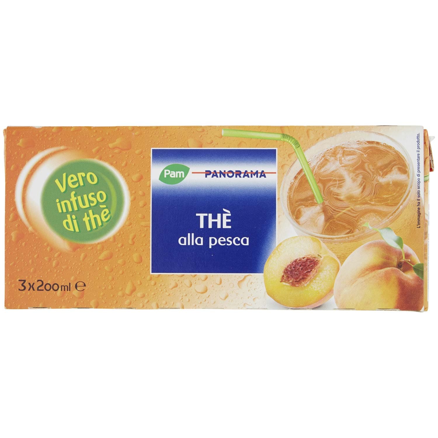 PAM PANORAMA Thè alla pesca 600 ml (200ml x 3) – immagine 2