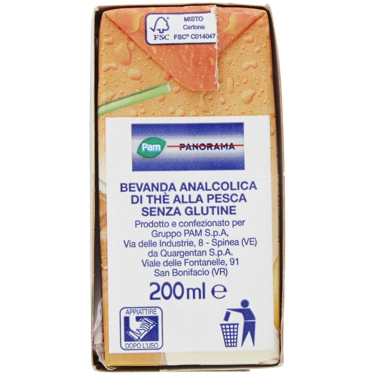 PAM PANORAMA Thè alla pesca 600 ml (200ml x 3) – immagine 3