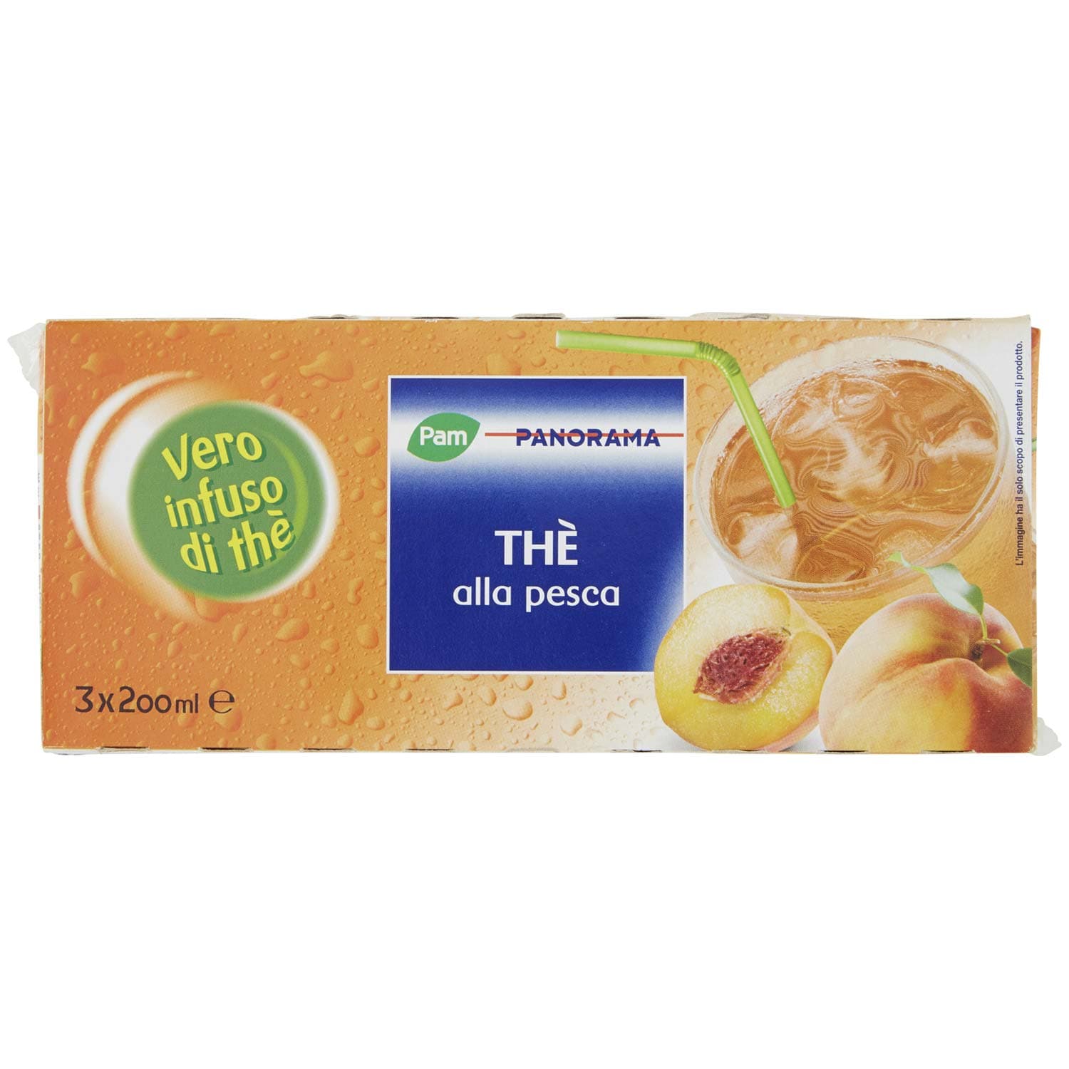 PAM PANORAMA Thè alla pesca 600 ml (200ml x 3) – immagine 4