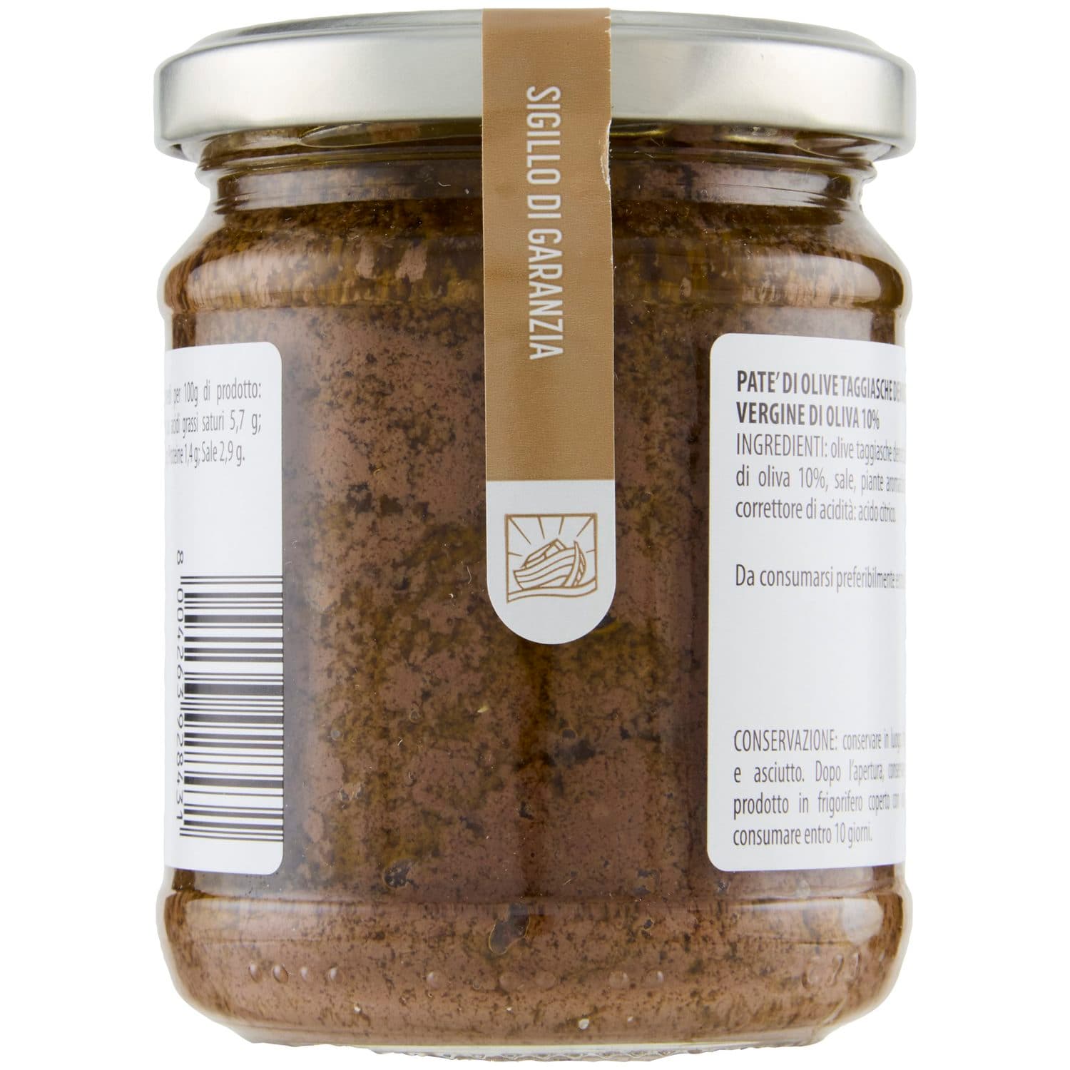 TESORI DELL'ARCA Patè di Olive Taggiasche 180 g – immagine 4