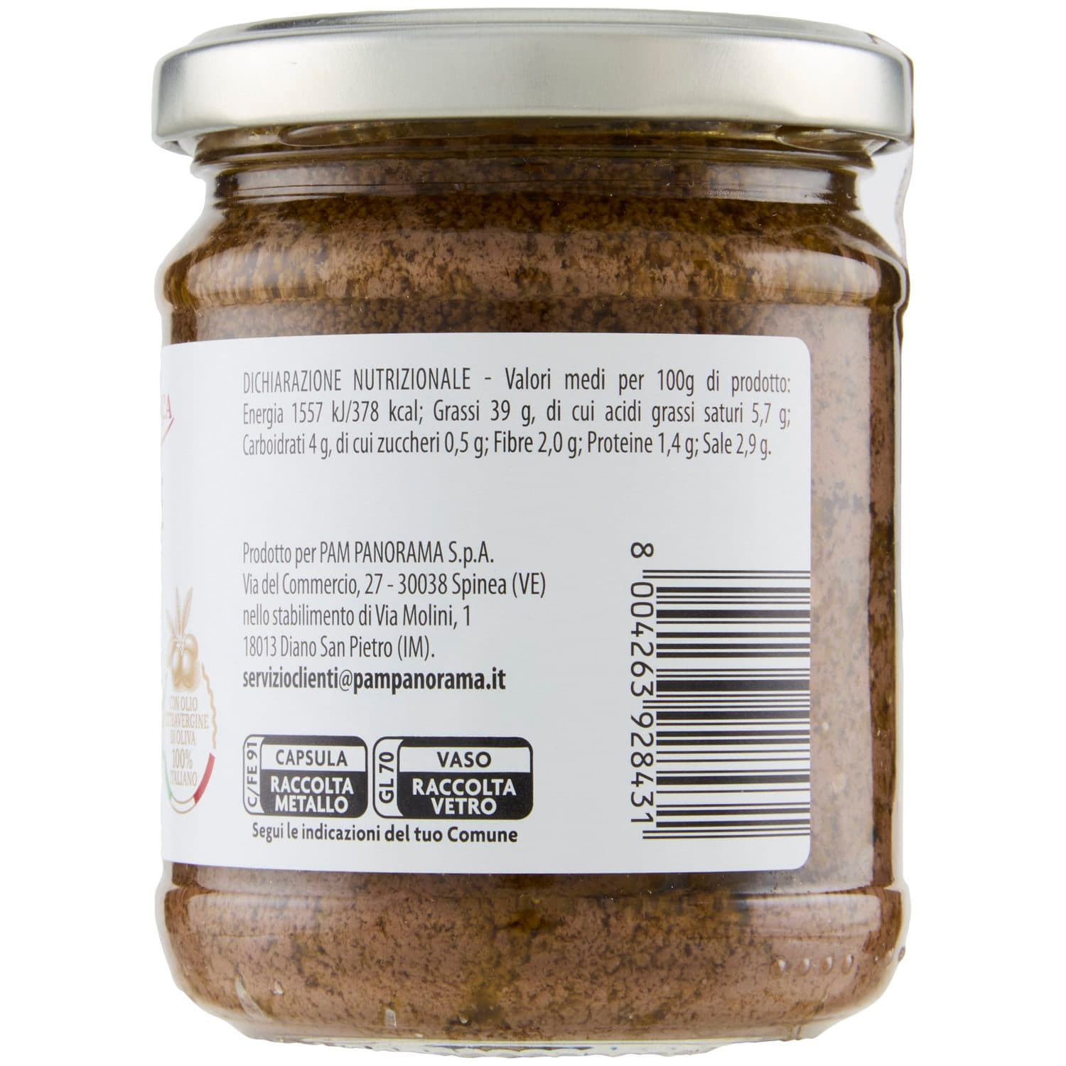 TESORI DELL'ARCA Patè di Olive Taggiasche 180 g – immagine 5