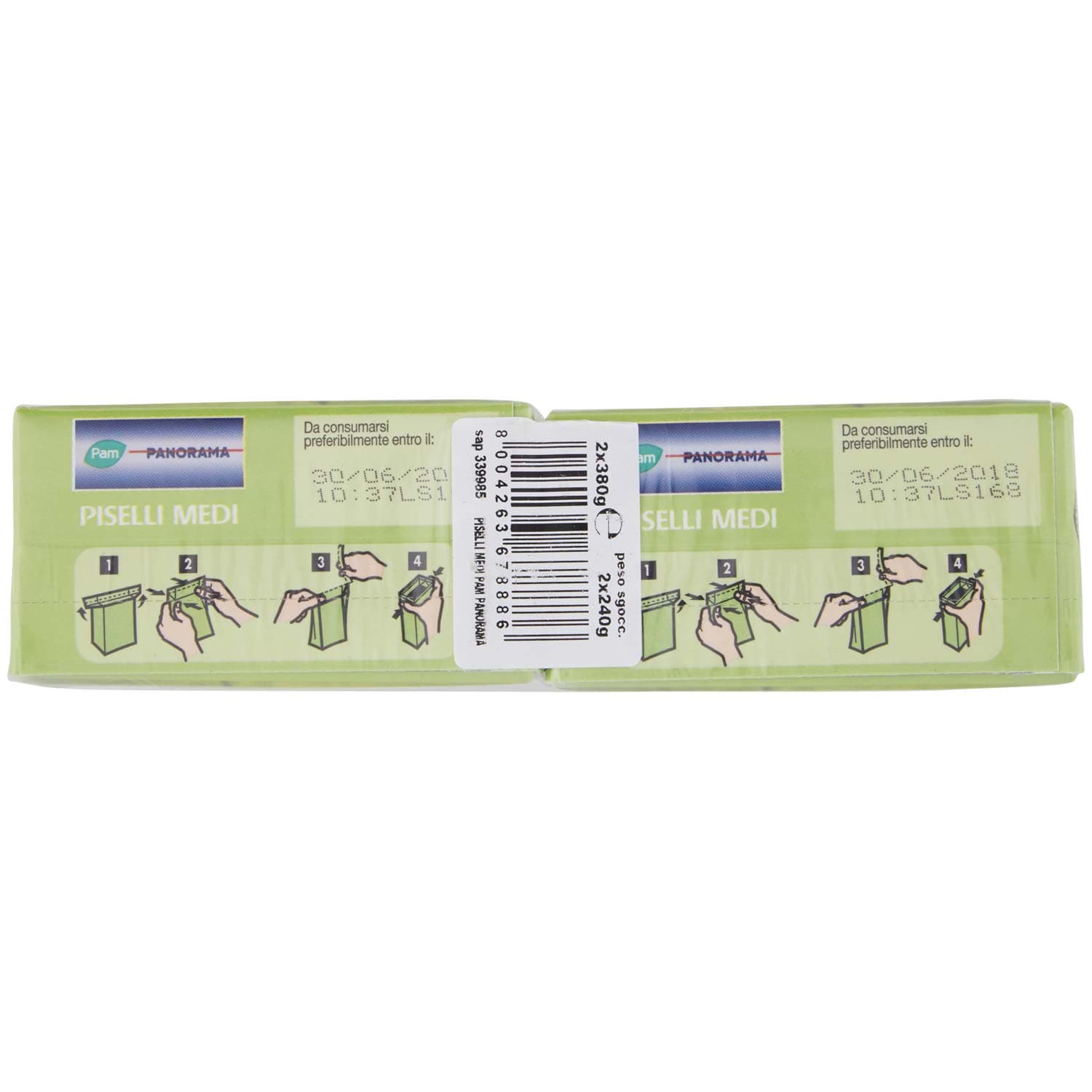 PAM PANORAMA Piselli Medi 760g (380g x 2) – immagine 6