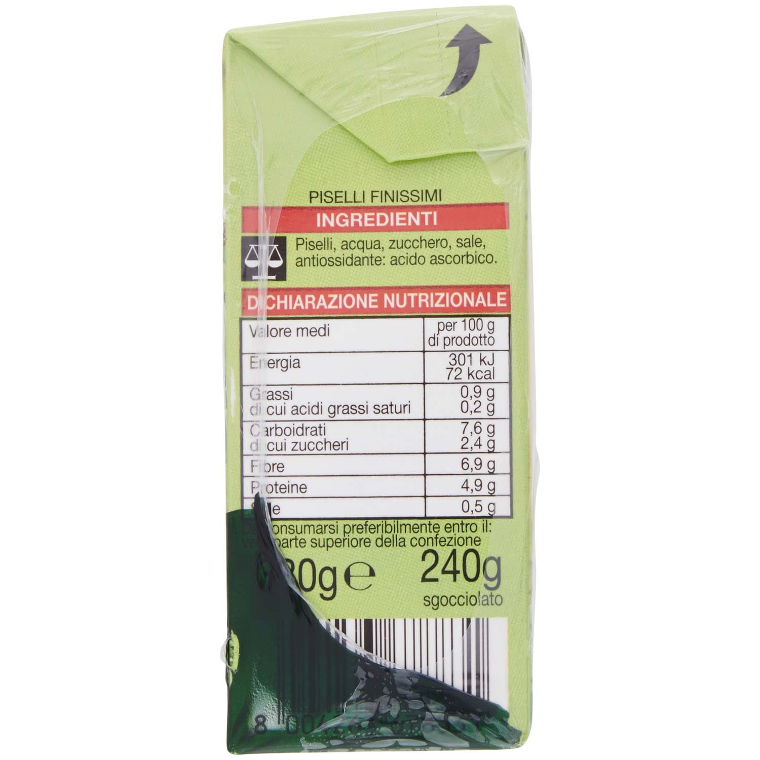 PAM PANORAMA Piselli Finissimi 760g (380g x 2) – immagine 3