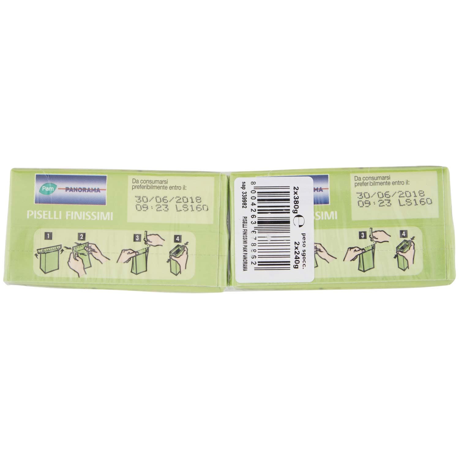 PAM PANORAMA Piselli Finissimi 760g (380g x 2) – immagine 6