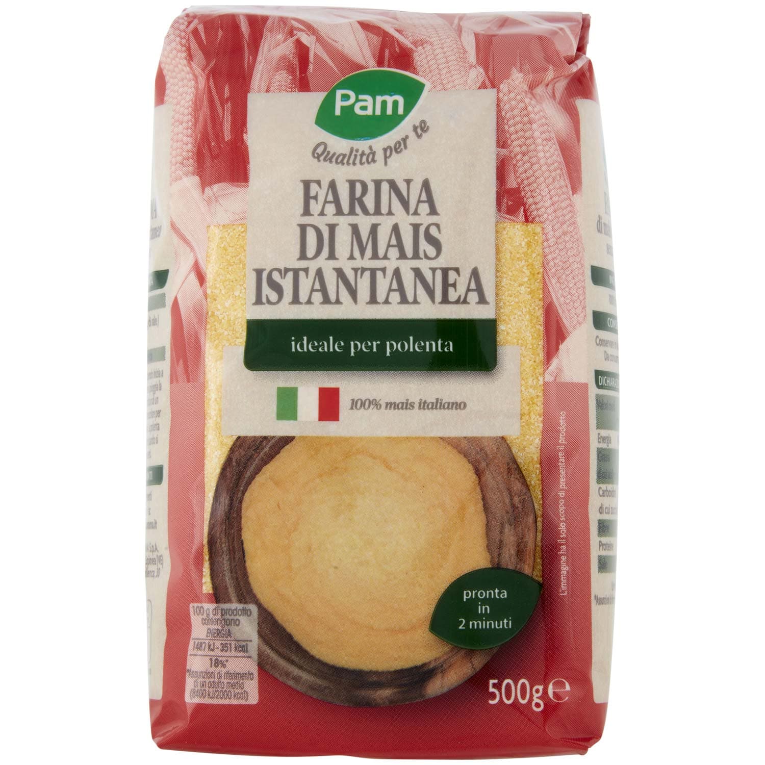 PAM Qualità per te Farina di Mais Istantanea 500 g – immagine 2