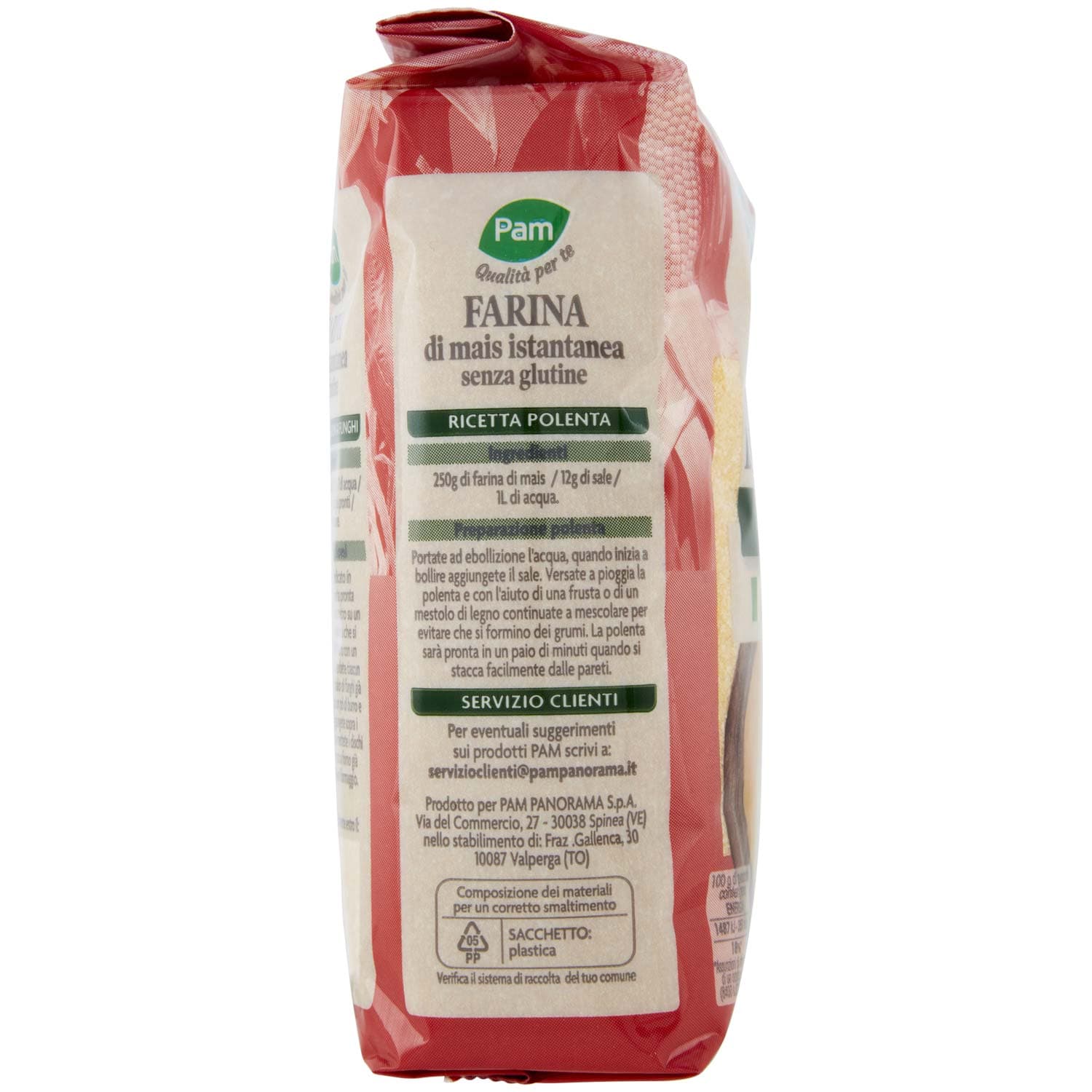 PAM Qualità per te Farina di Mais Istantanea 500 g – immagine 3