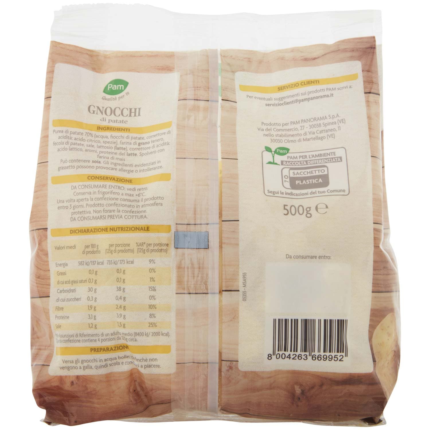 PAM Qualità per te Gnocchi di patate 500 g – immagine 4
