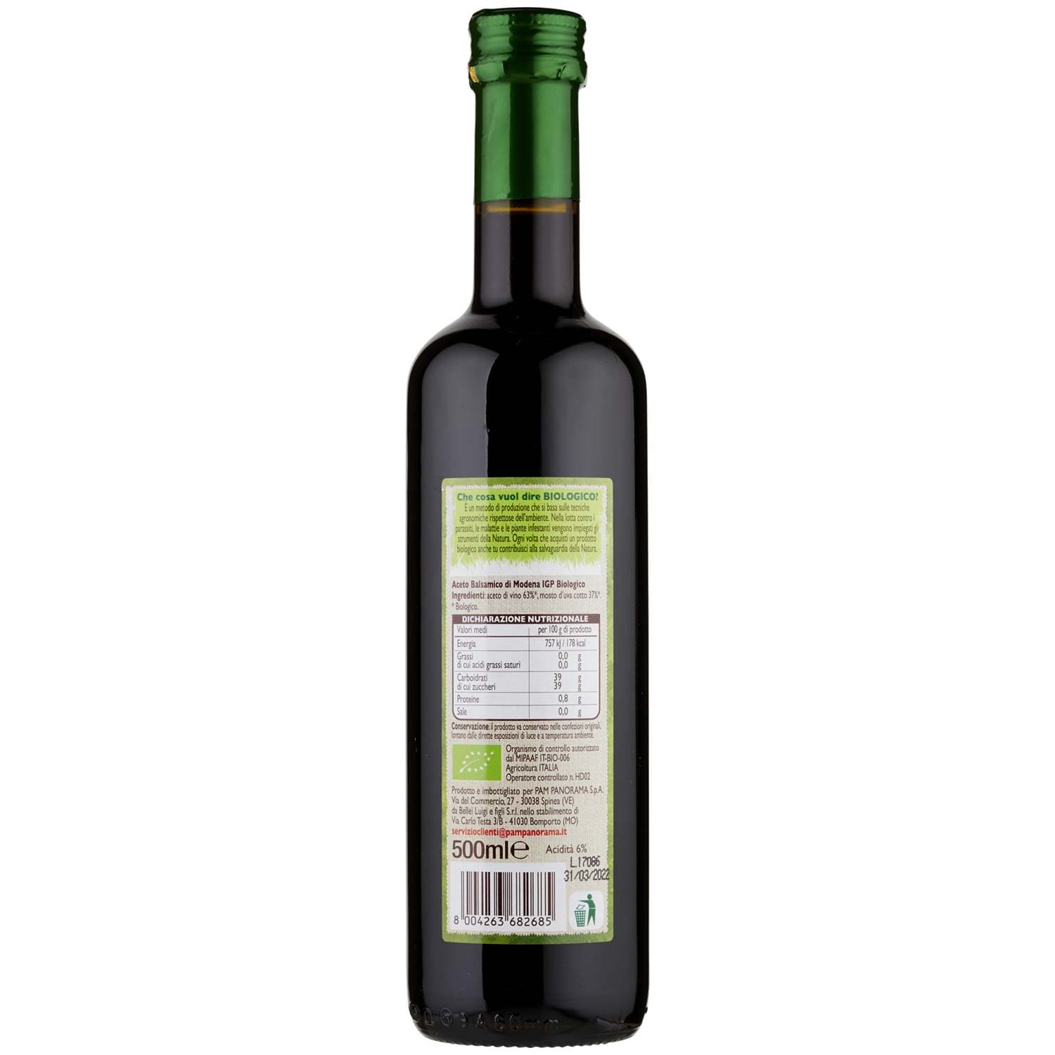 BIO Aceto Balsamico di Modena IGP 500 ml – immagine 4