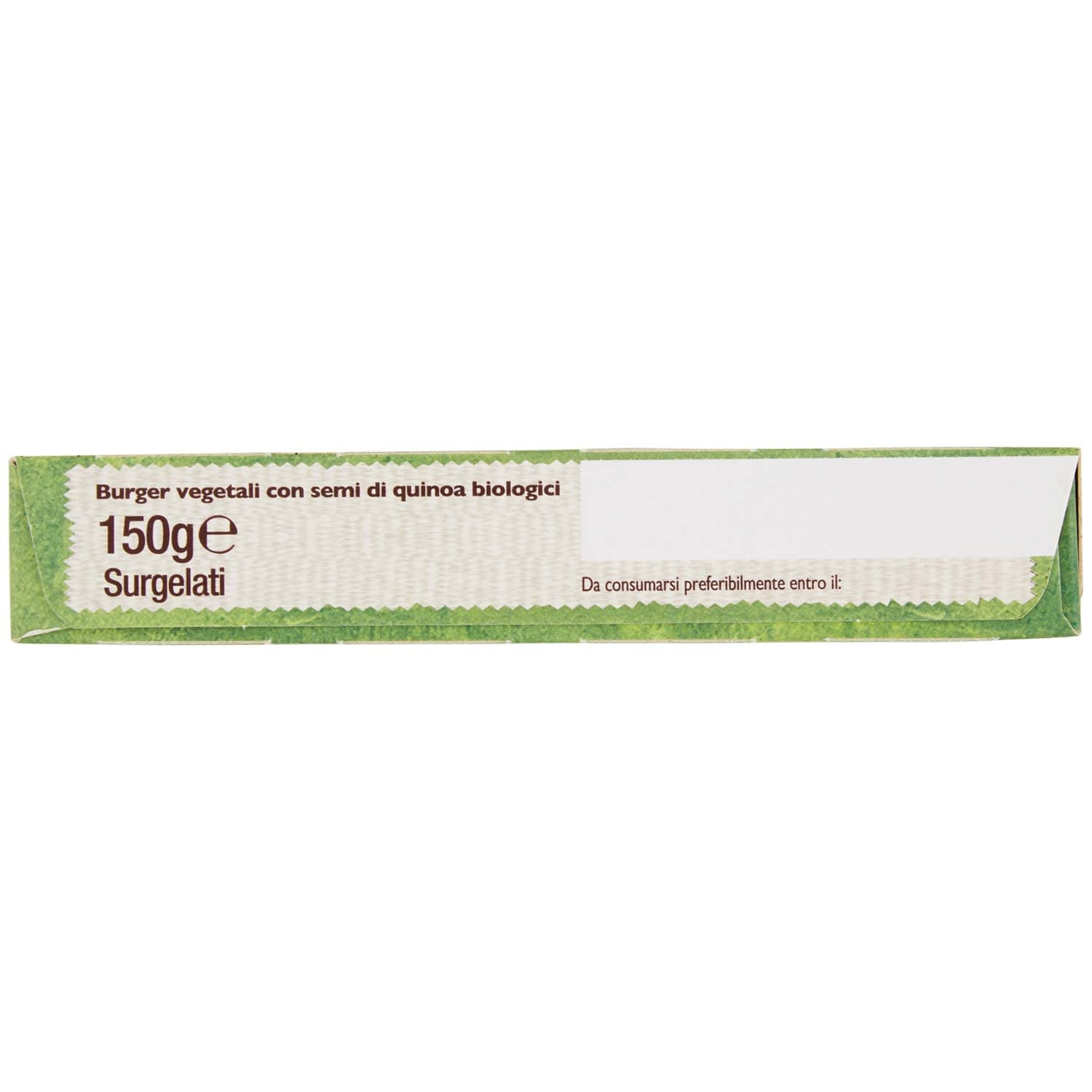 BIO Burger vegetali con semi di quinoa Surgelati 150 g – immagine 3