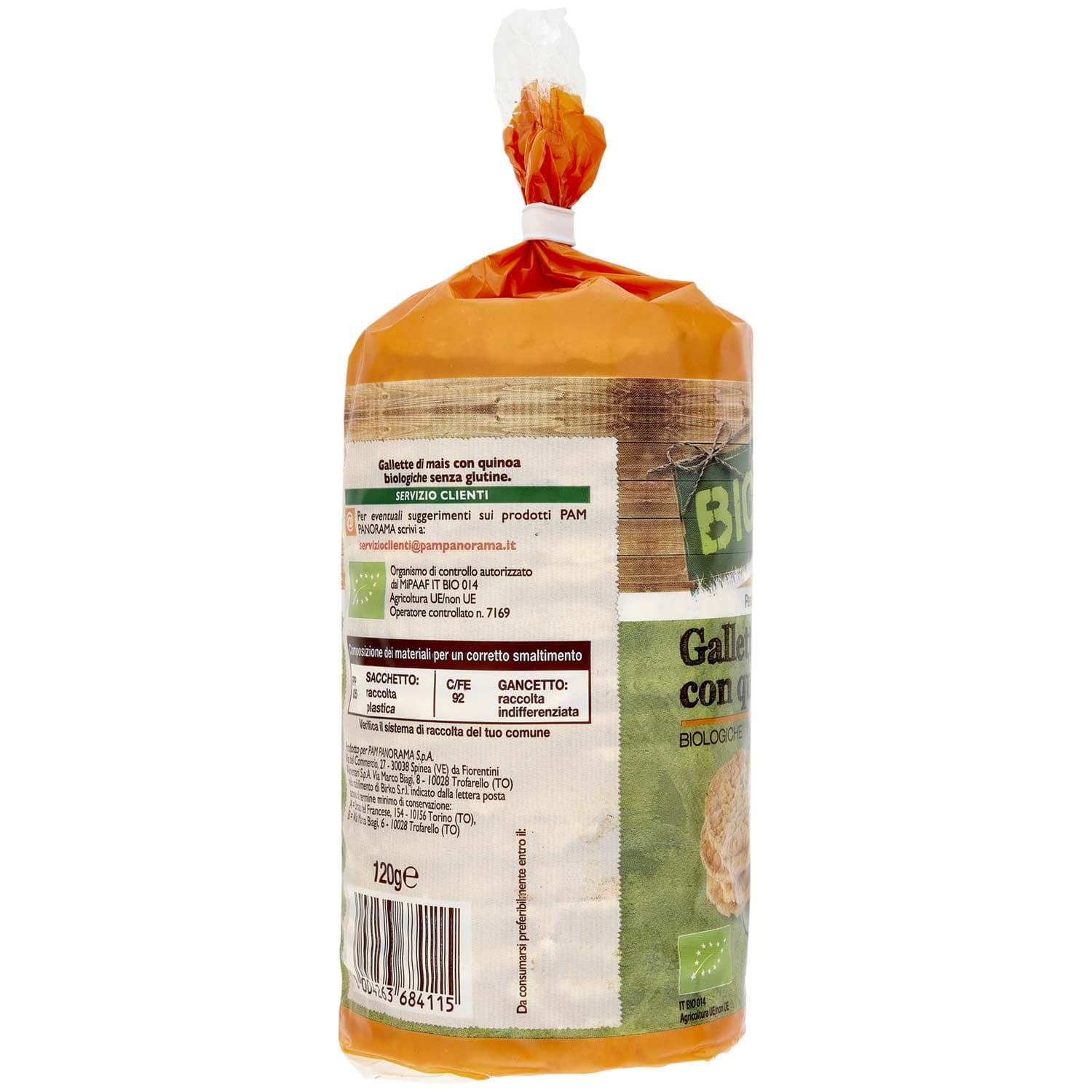 BIO Gallette con quinoa 120 g – immagine 3